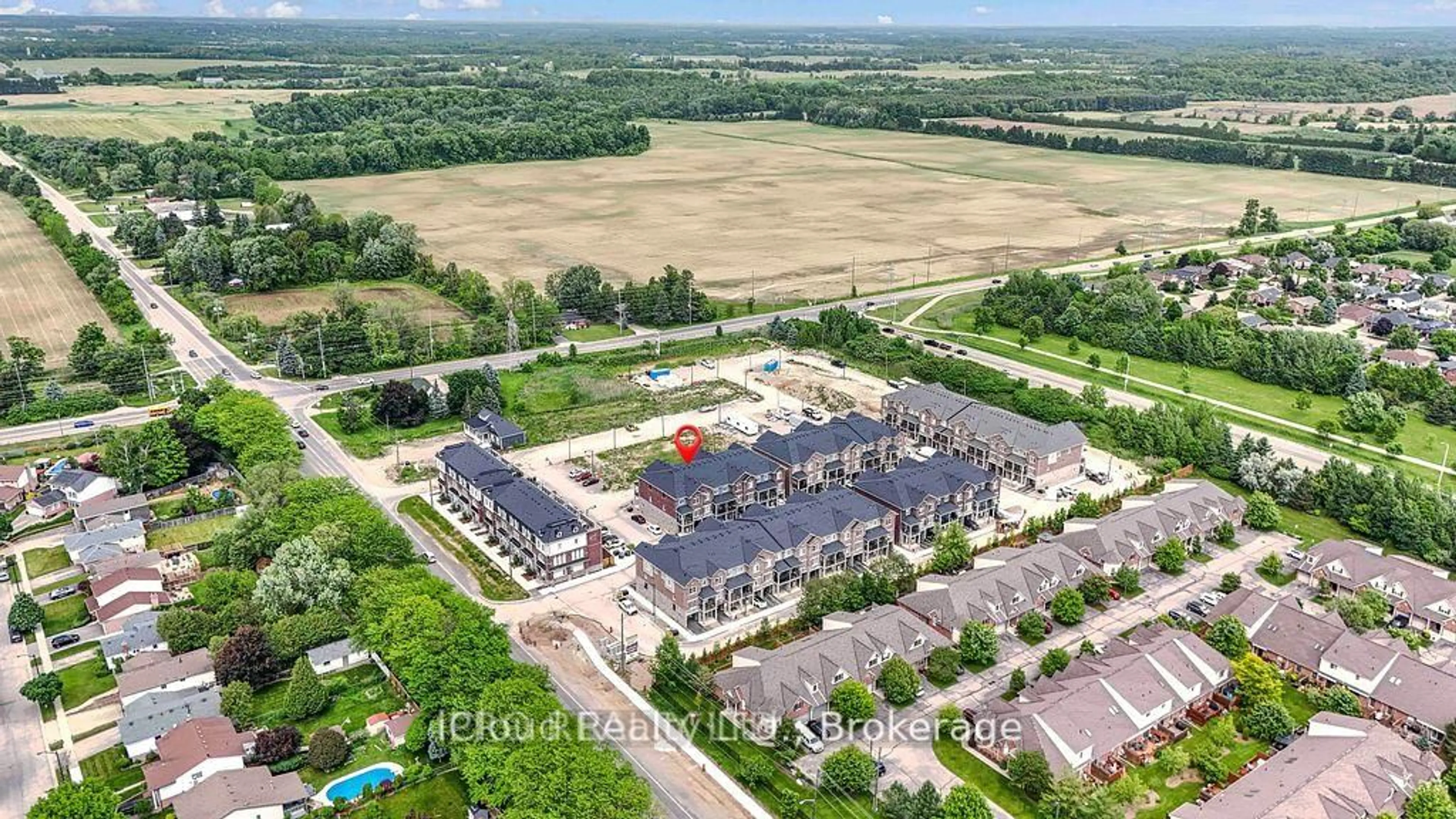 A pic from outside/outdoor area/front of a property/back of a property/a pic from drone, unknown for 677 Park Rd #133, Brantford Ontario N3R 0C2