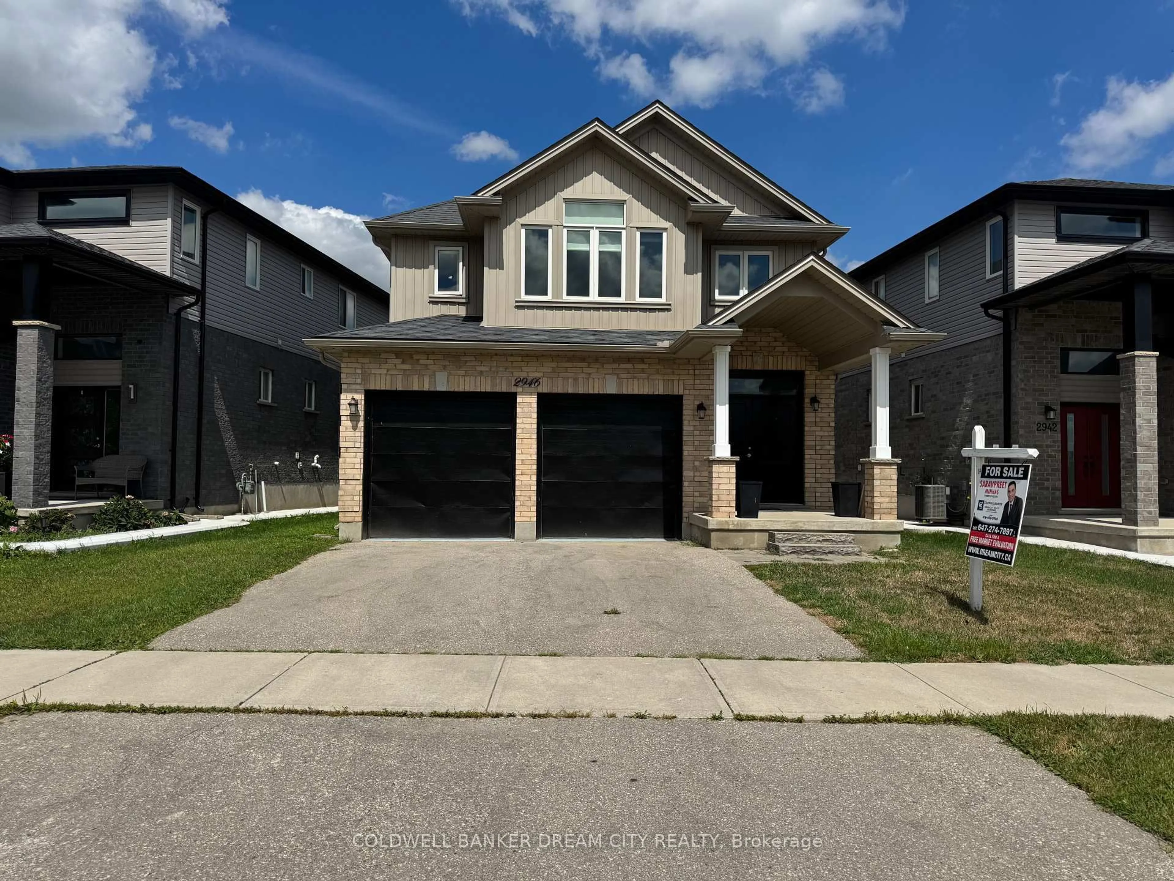 Home with brick exterior material, street for 2946 Tokala Tr, London North Ontario N6G 0S6