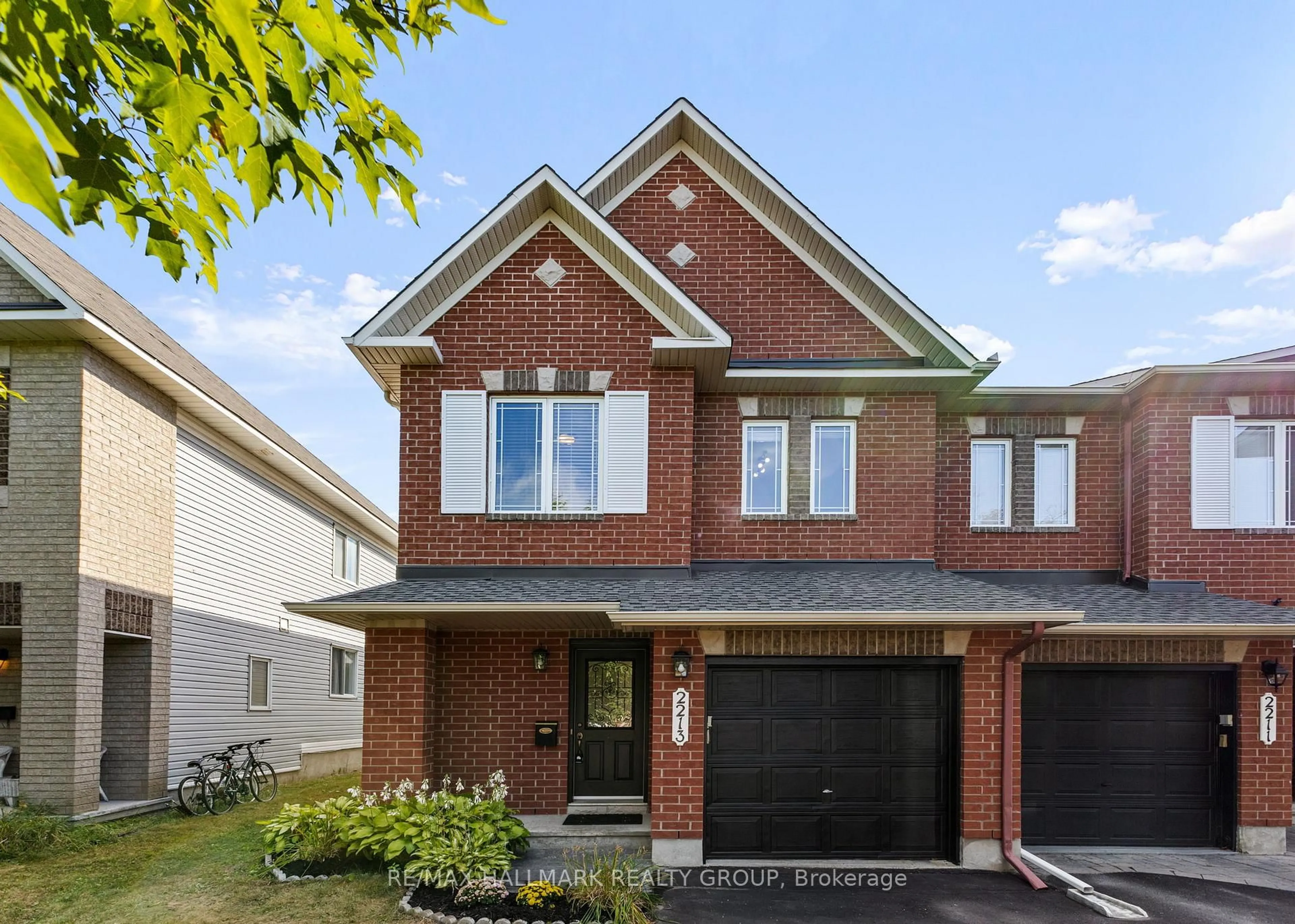 Home with brick exterior material, street for 2213 Brockstone Cres, Ottawa Ontario K4A 4V4