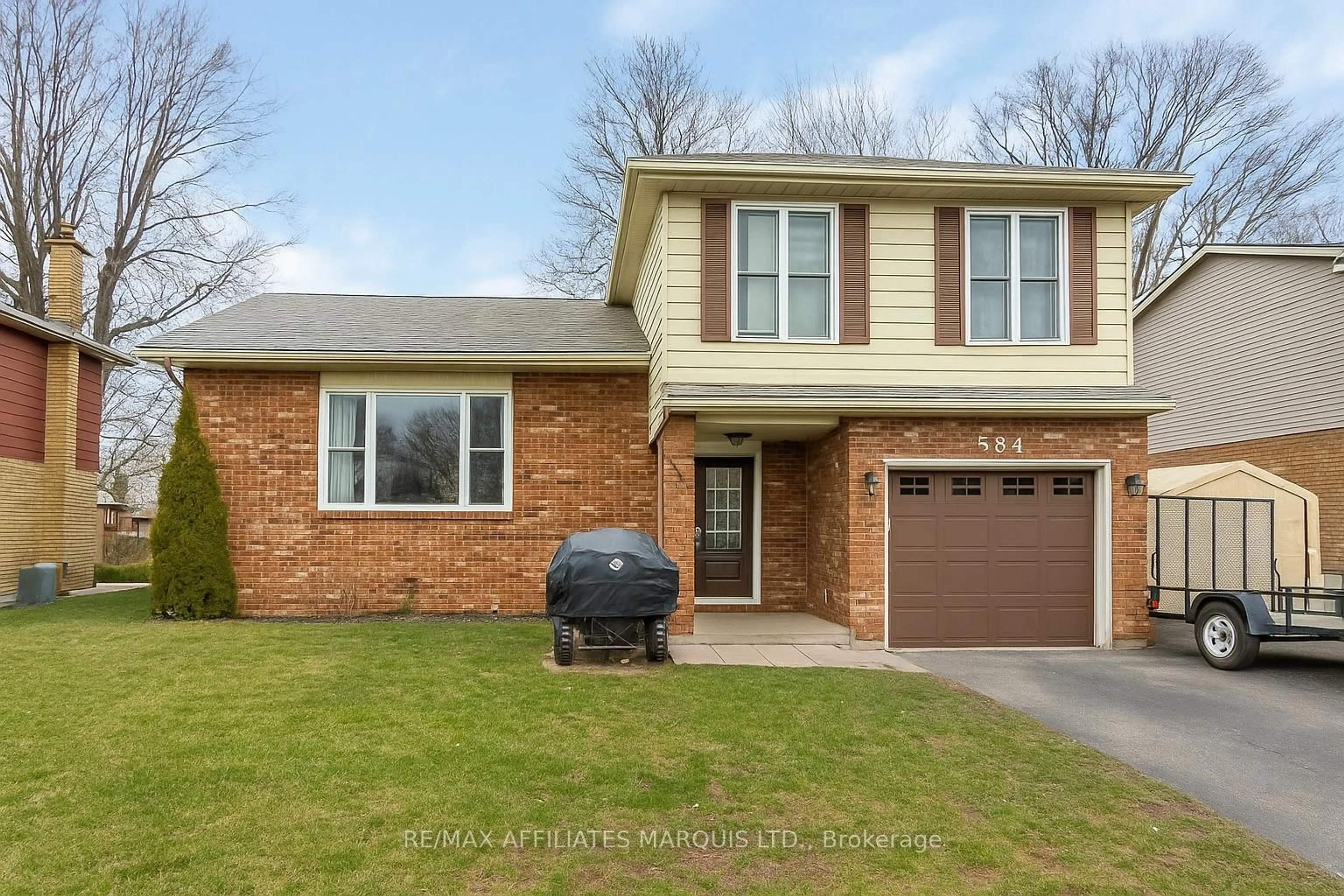 Home with brick exterior material, street for 584 Kirkwood St, Cornwall Ontario K6H 5Y8