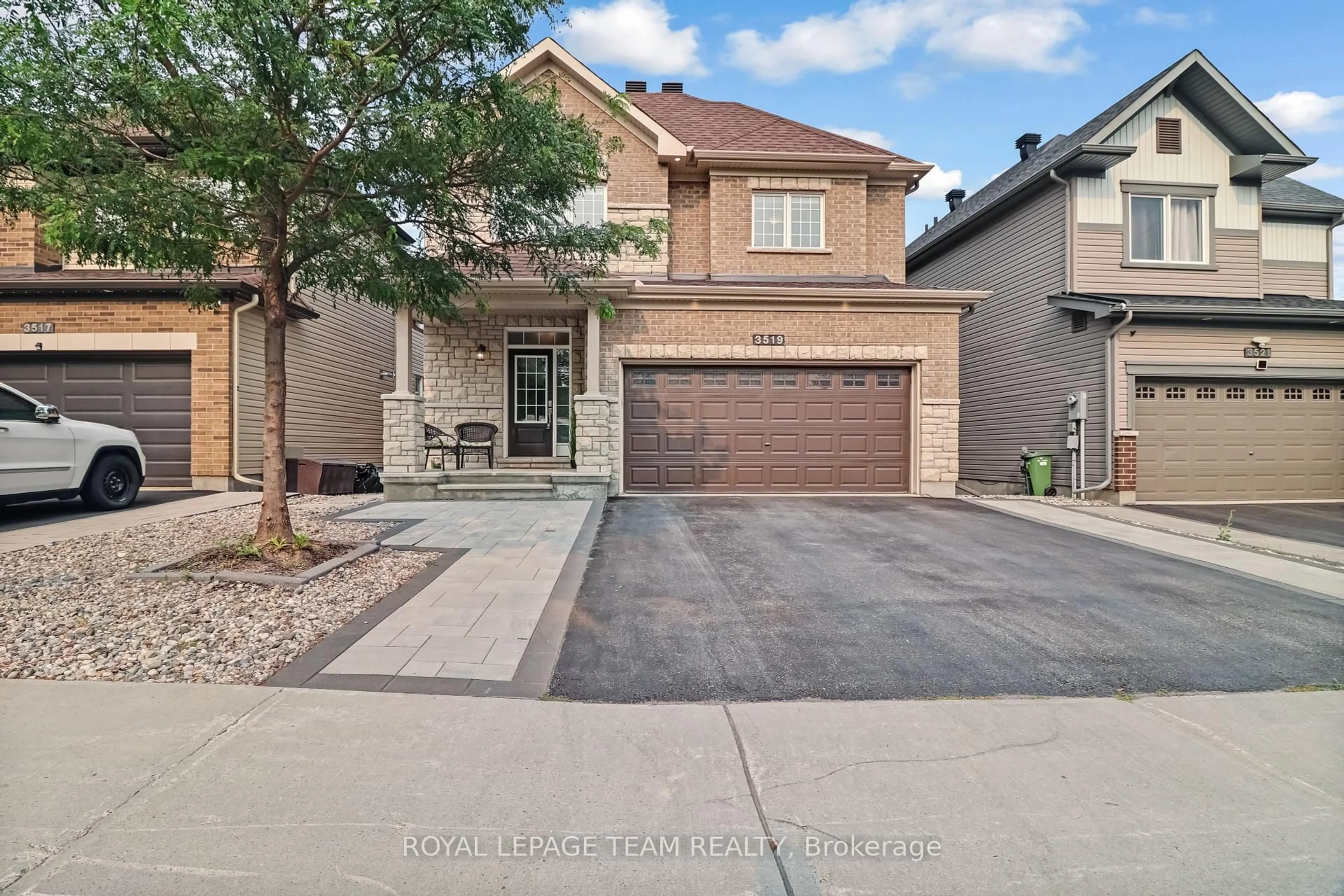 Home with brick exterior material, street for 3519 Woodroffe Ave, Ottawa Ontario K2G 7A7