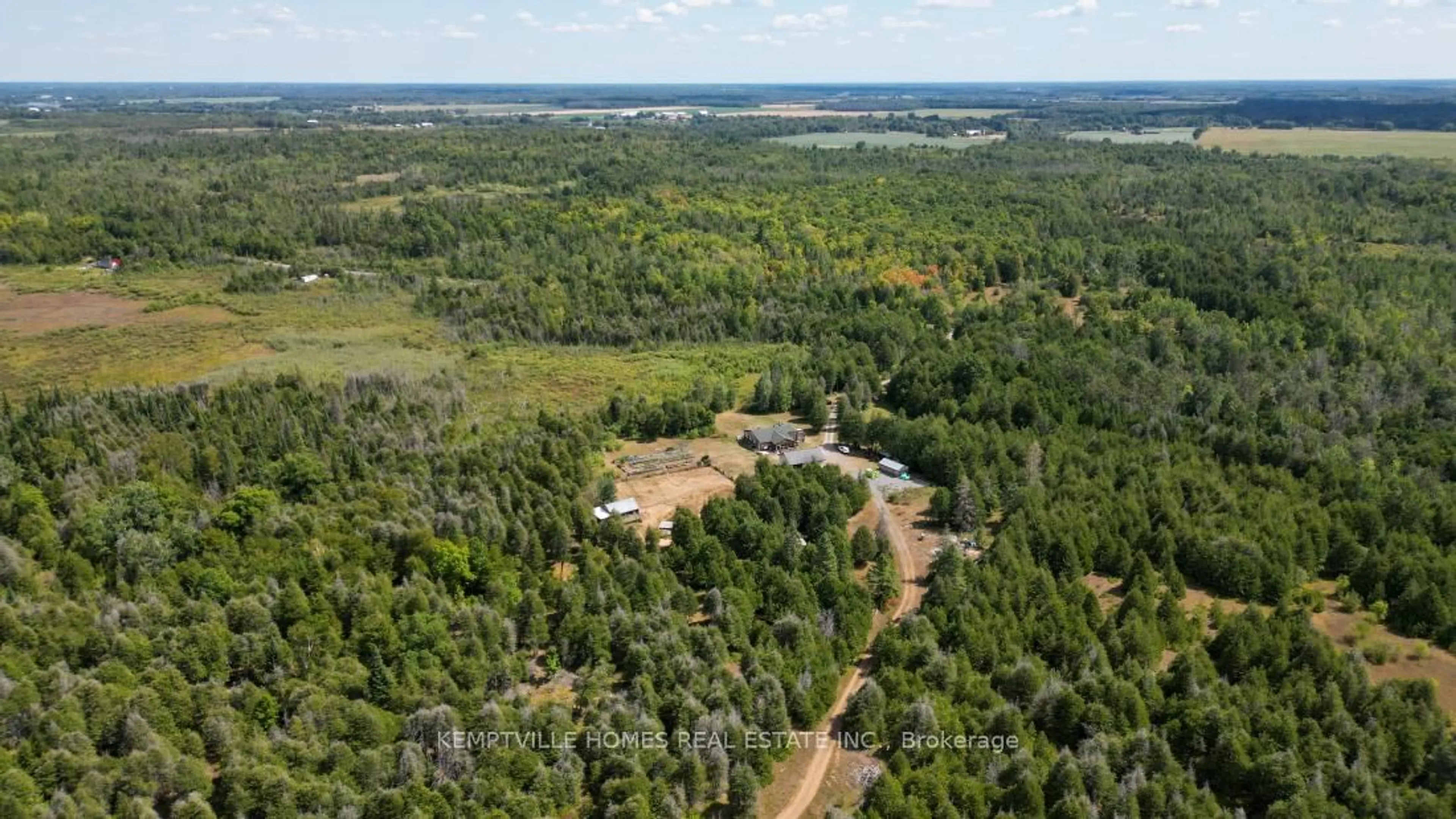 A pic from outside/outdoor area/front of a property/back of a property/a pic from drone, forest/trees view for 4095 Paden Rd, North Gower Ontario K0A 2T0