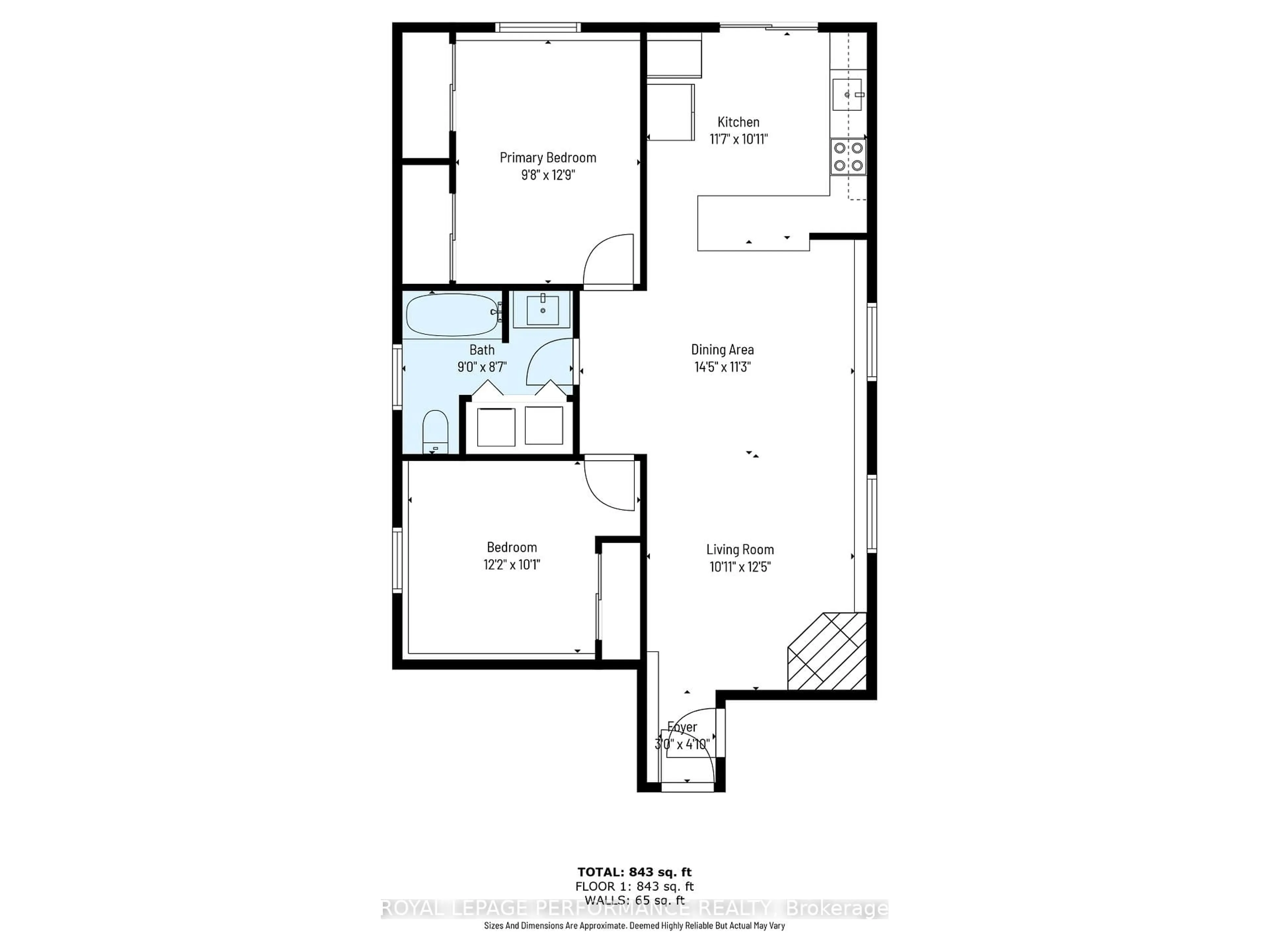 Floor plan for 75 LAPOINTE Blvd #1C, Russell Ontario K0A 1W0