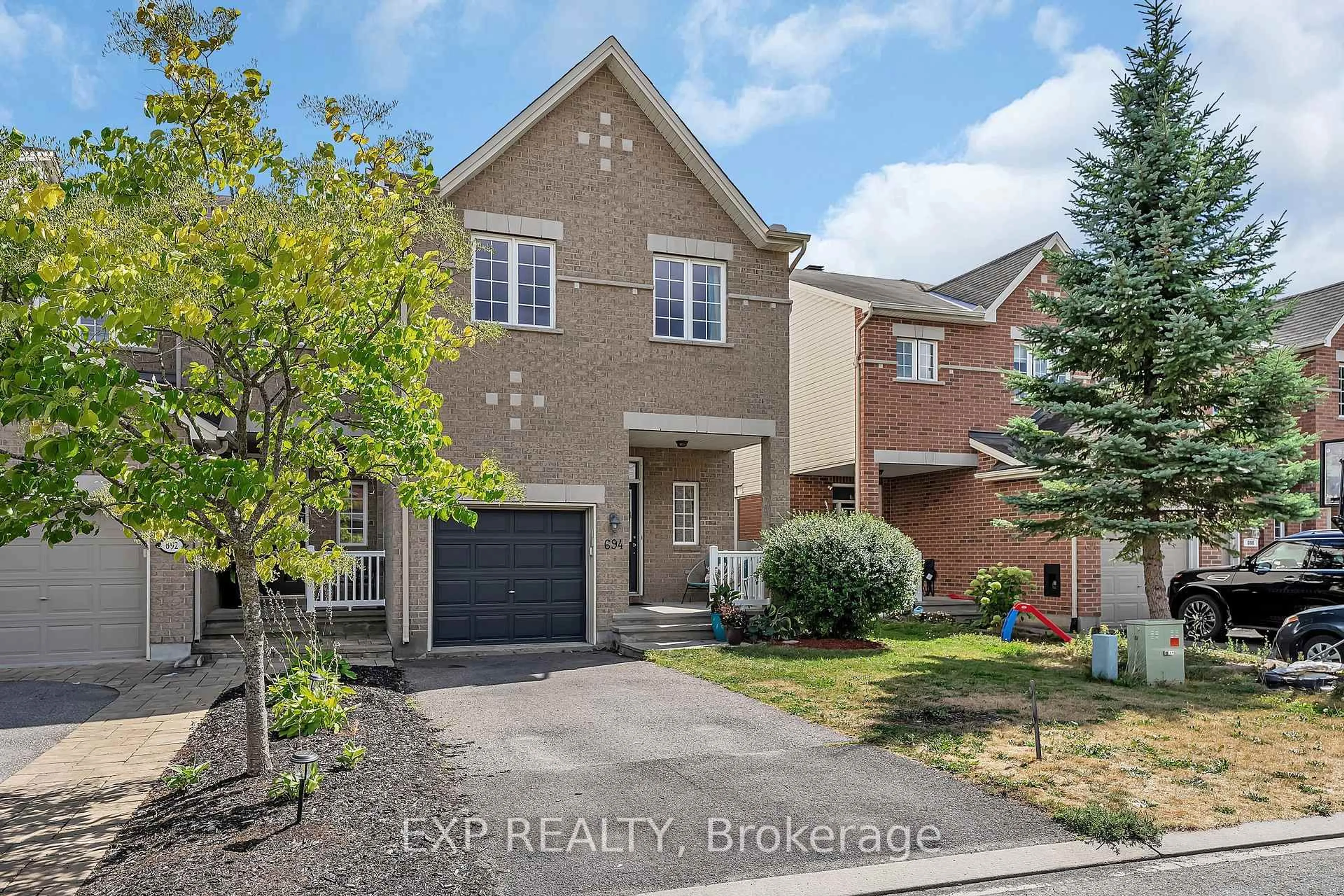 Home with brick exterior material, street for 694 Bowercrest Cres, Ottawa Ontario K1V 2M2