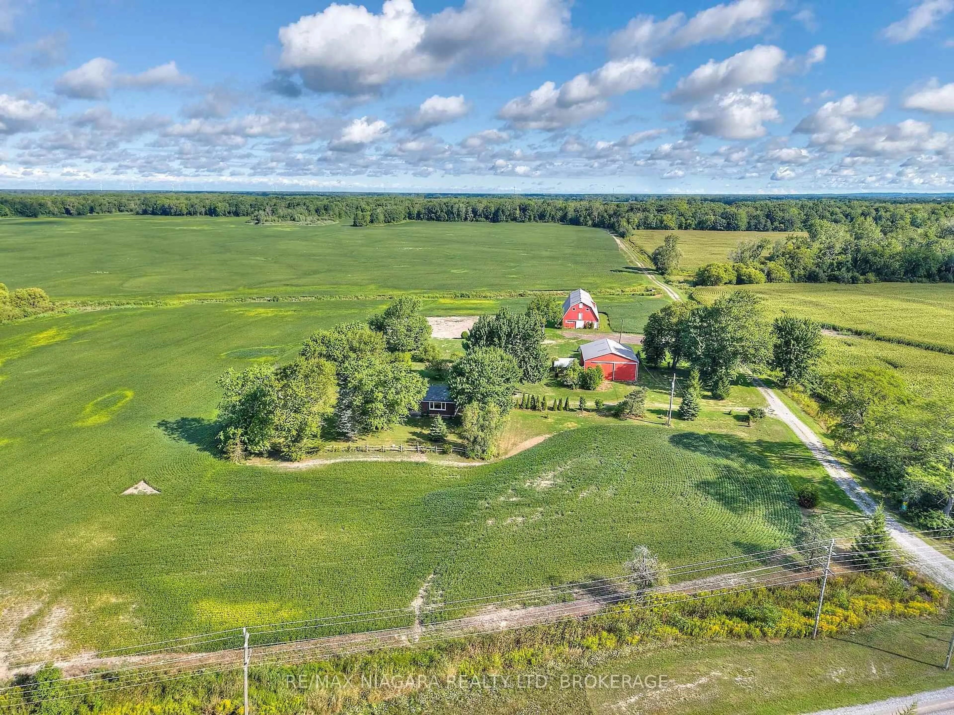 A pic from outside/outdoor area/front of a property/back of a property/a pic from drone, unknown for 32626 Clarendon St, Wainfleet Ontario L0S 1V0