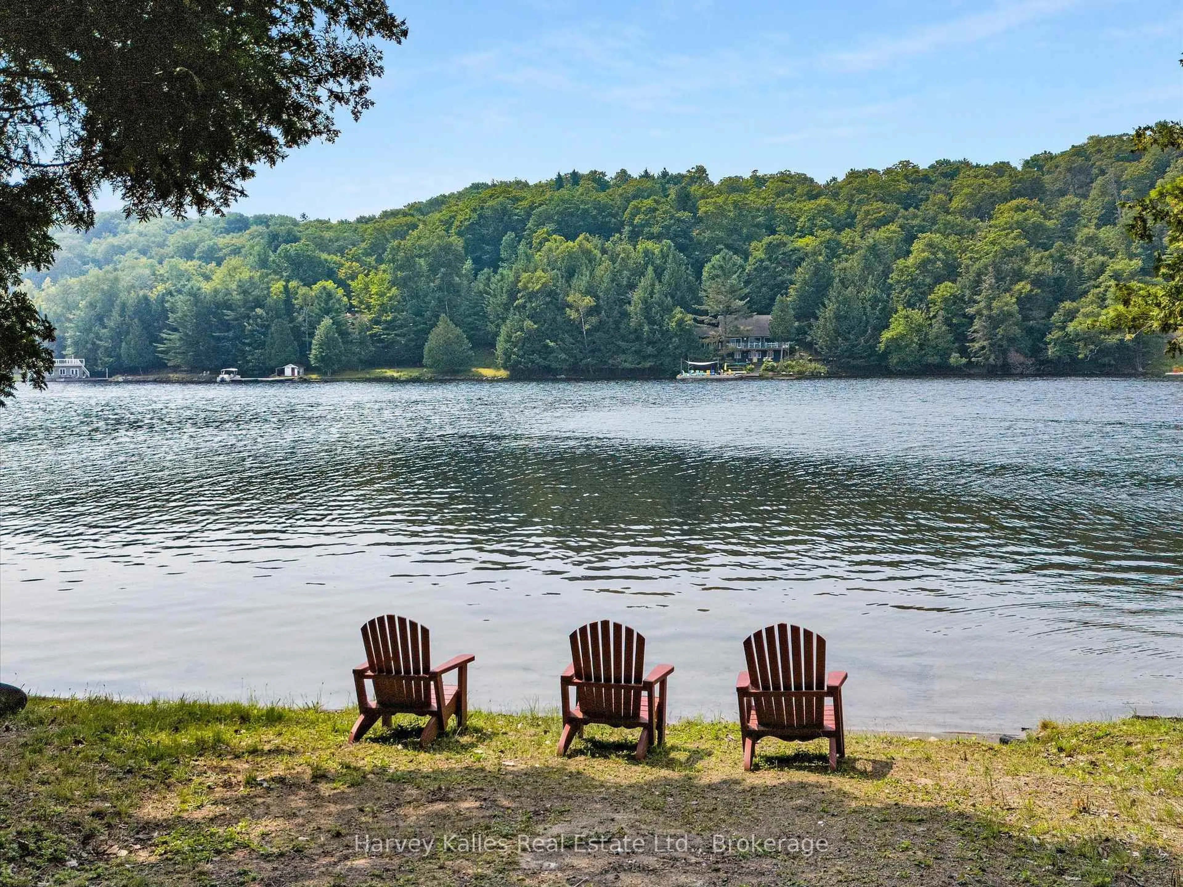 Patio, water/lake/river/ocean view for 3-1030 Raven Hill Rd, Lake of Bays Ontario P0A 1H0