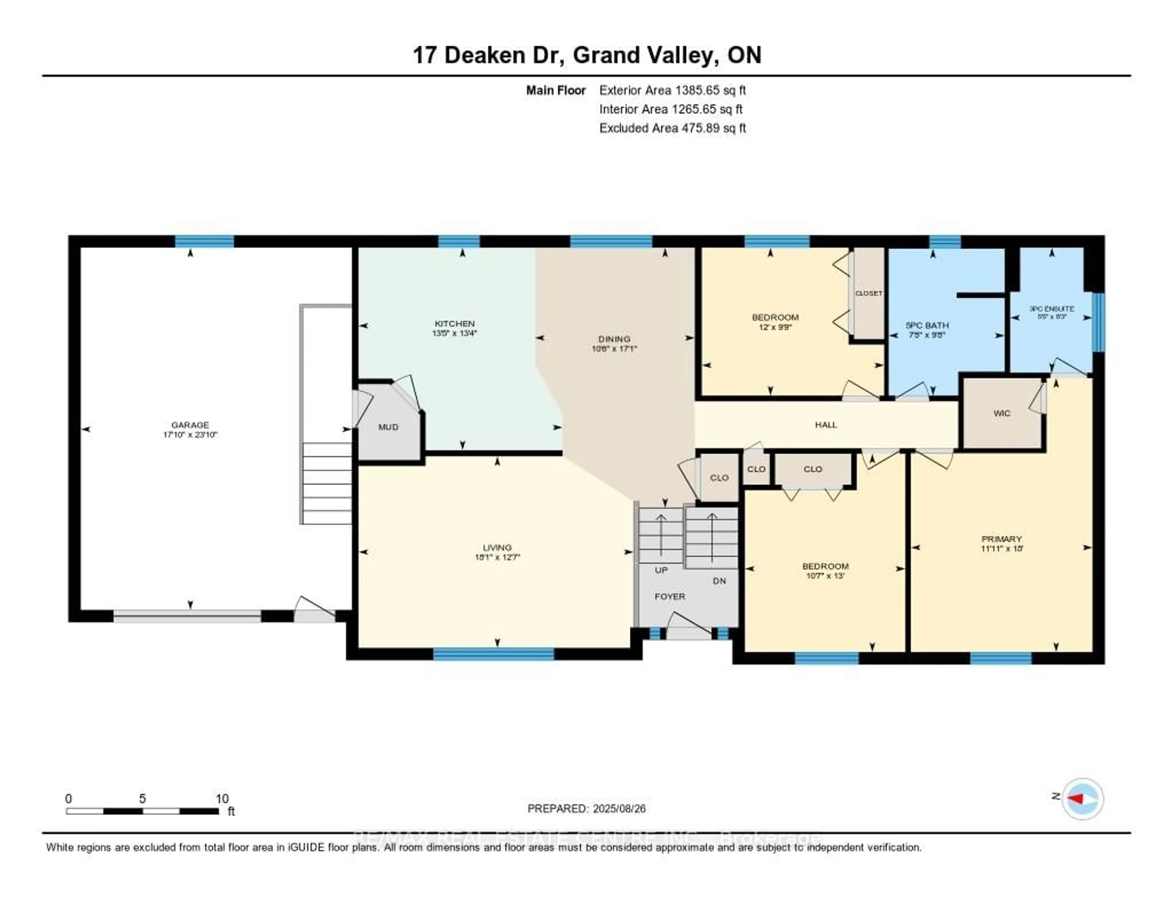 Floor plan for 17 Deaken Dr, East Luther Grand Valley Ontario L0N 1G0