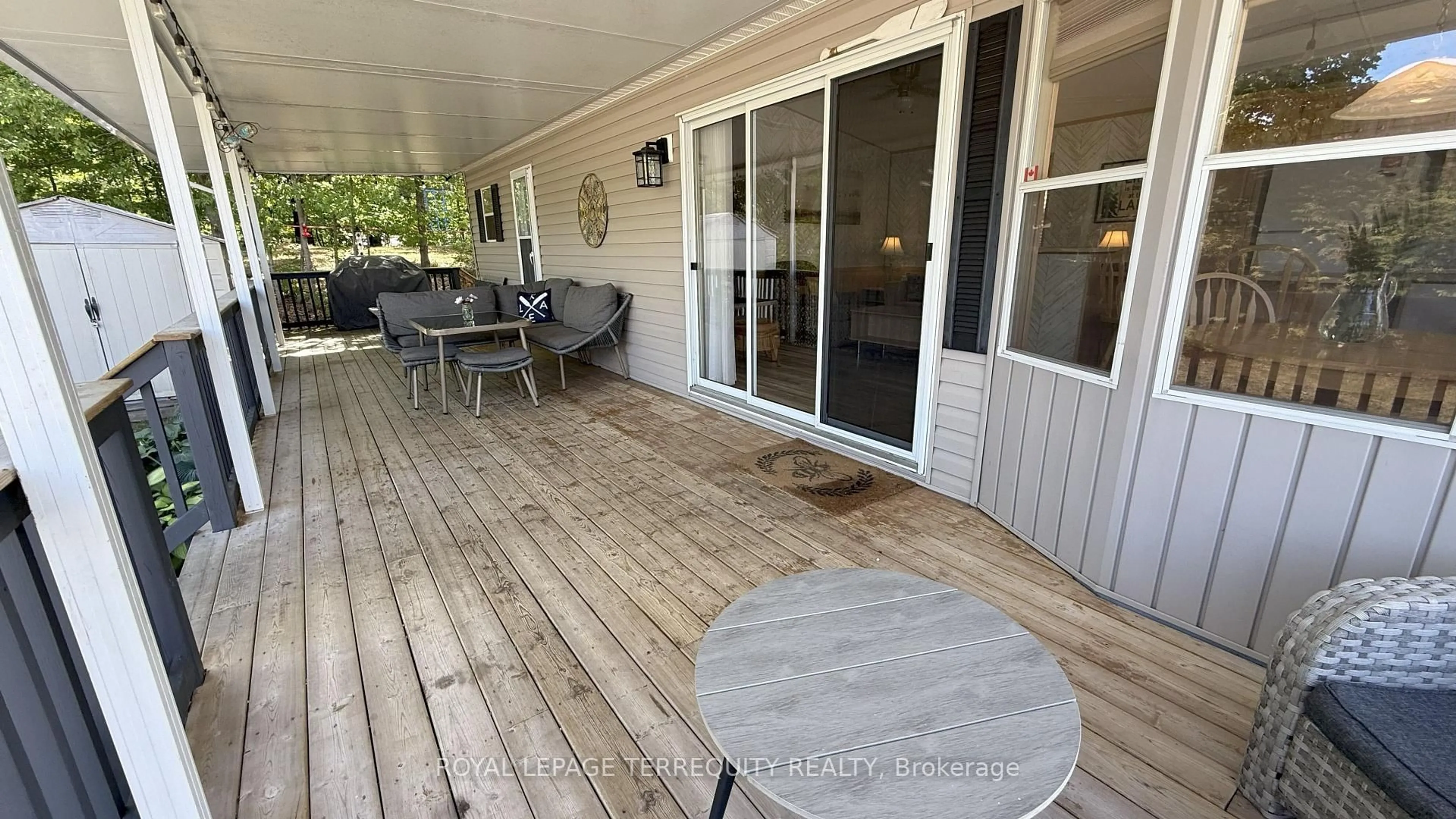 Patio, water/lake/river/ocean view for 328 Rockview Rd, Selwyn Ontario K0L 2H0
