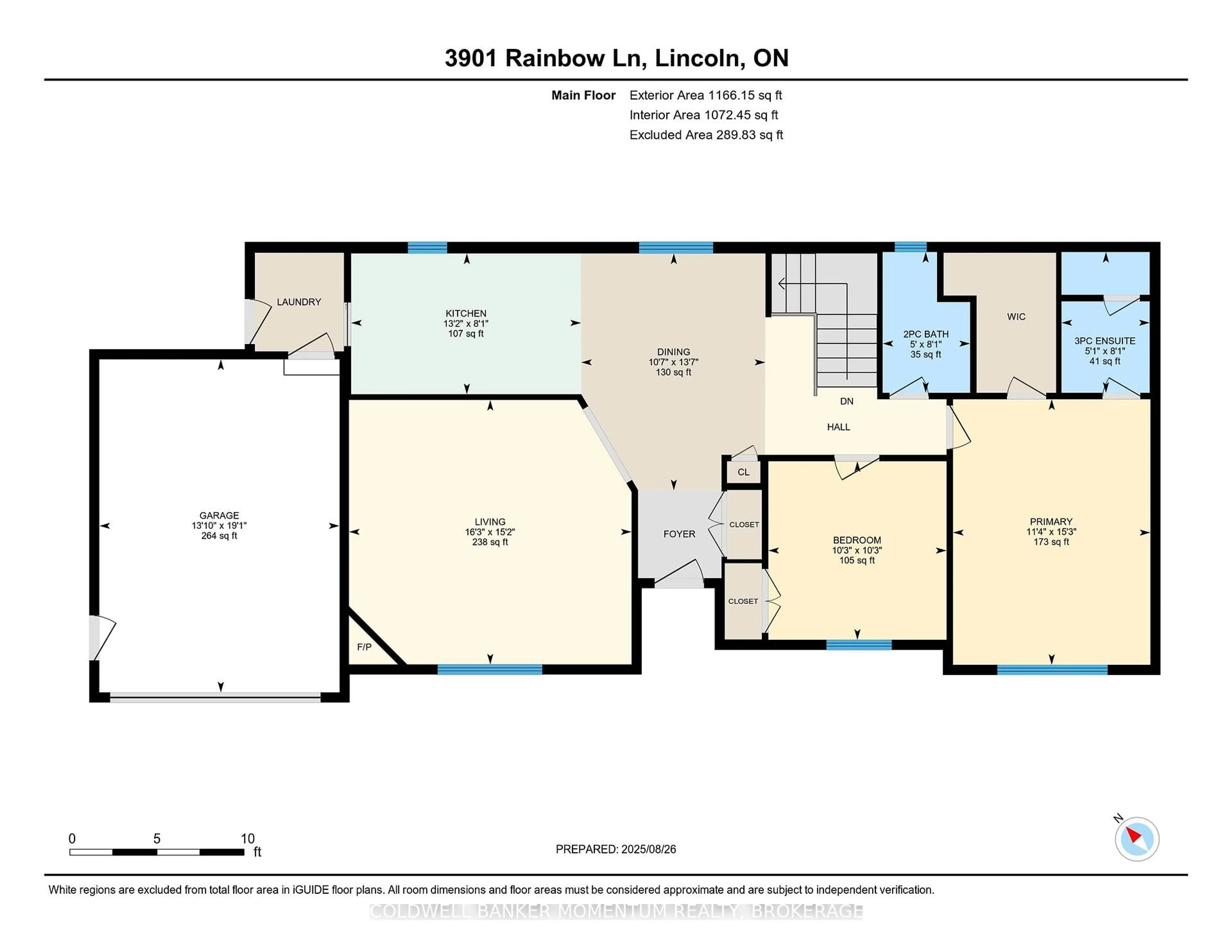 Floor plan for 3901 Rainbow Lane, Lincoln Ontario L0R 2C0