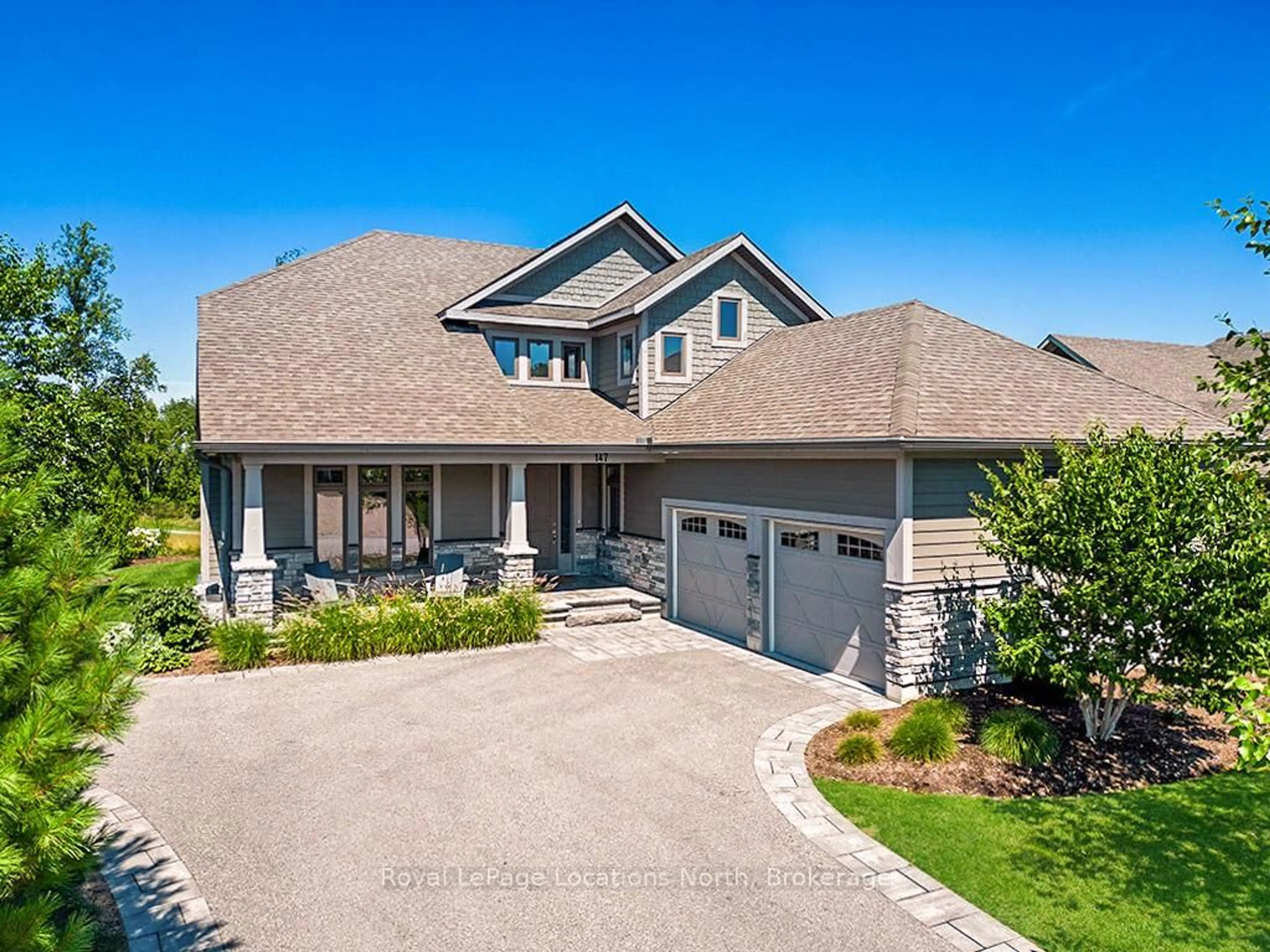 Home with brick exterior material, street for 147 West Ridge Dr, Blue Mountains Ontario N0H 2P0