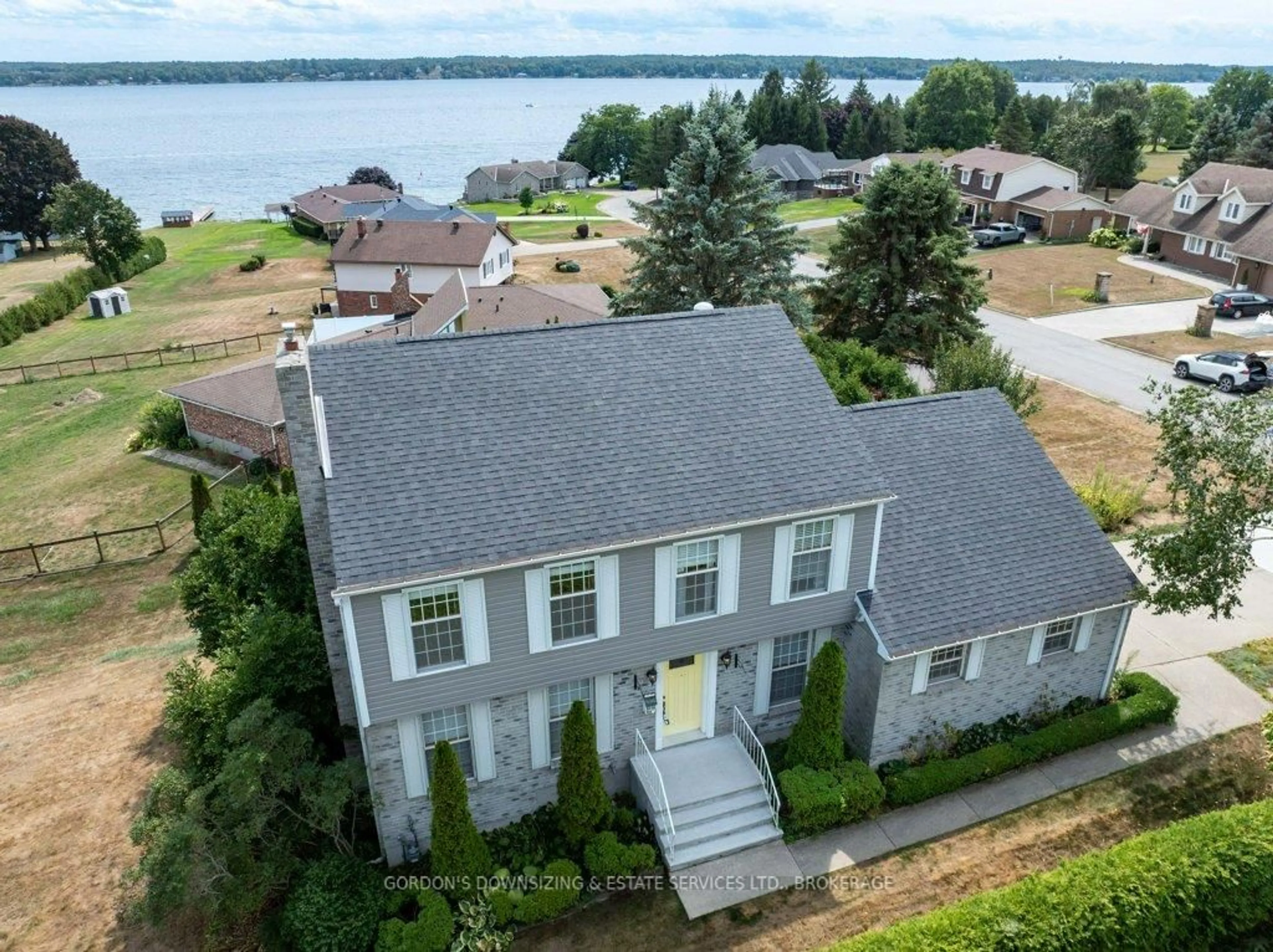 A pic from outside/outdoor area/front of a property/back of a property/a pic from drone, water/lake/river/ocean view for 1101 Burnside Dr, Elizabethtown-Kitley Ontario K6V 5T1