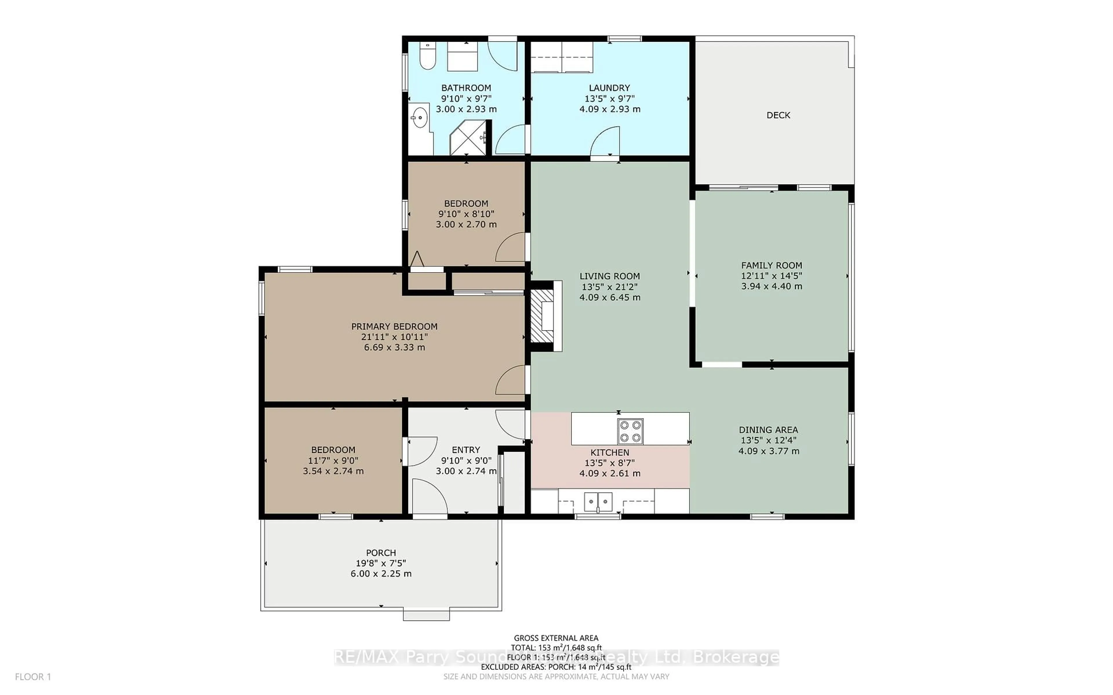 Floor plan for 4 Mckechnie Rd, Seguin Ontario P2A 2W8