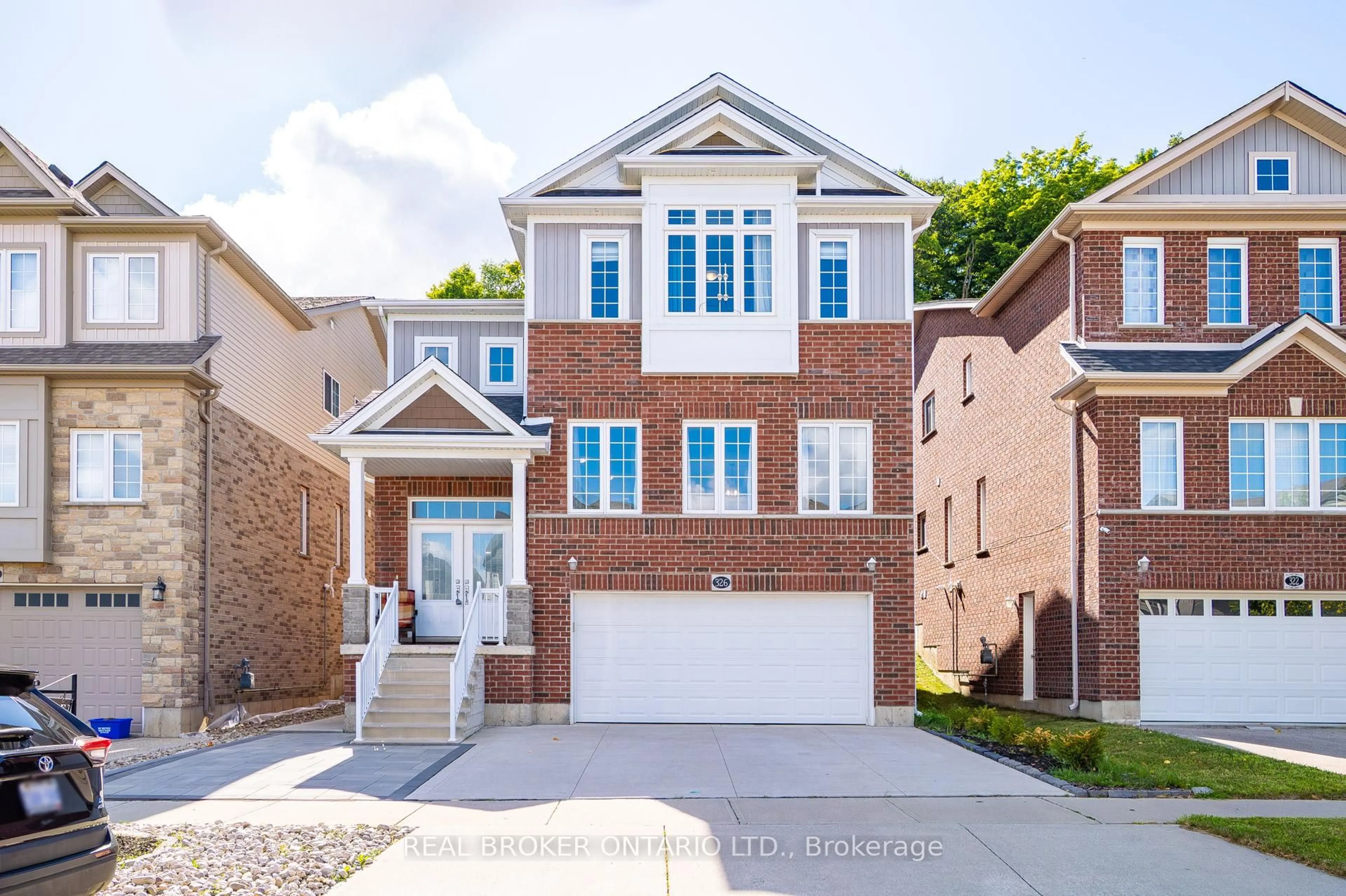 Home with brick exterior material, street for 326 Moorlands Cres, Kitchener Ontario N2P 0C5
