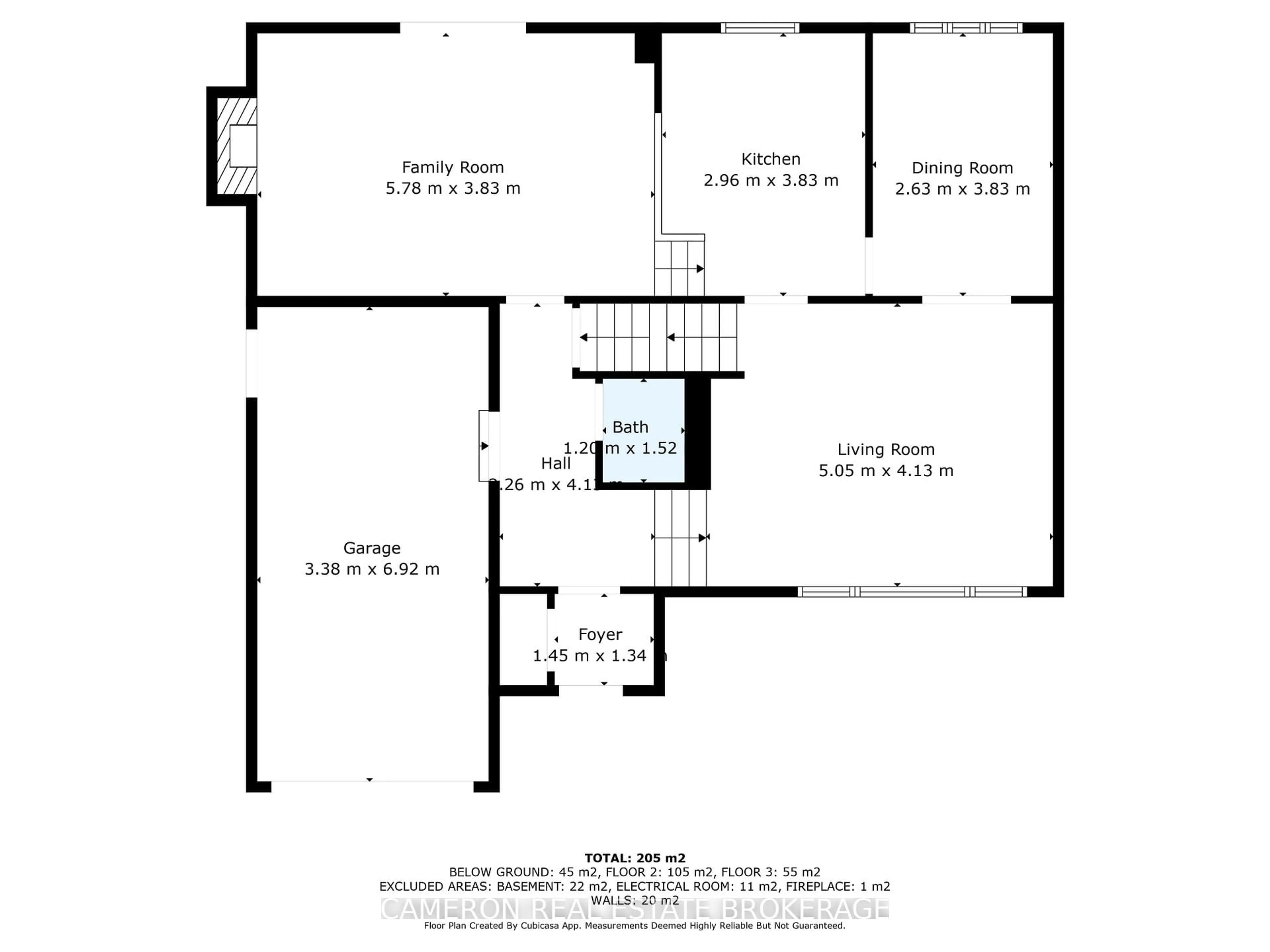 Floor plan for 1369 Lochiel St, Cornwall Ontario K6H 6N5