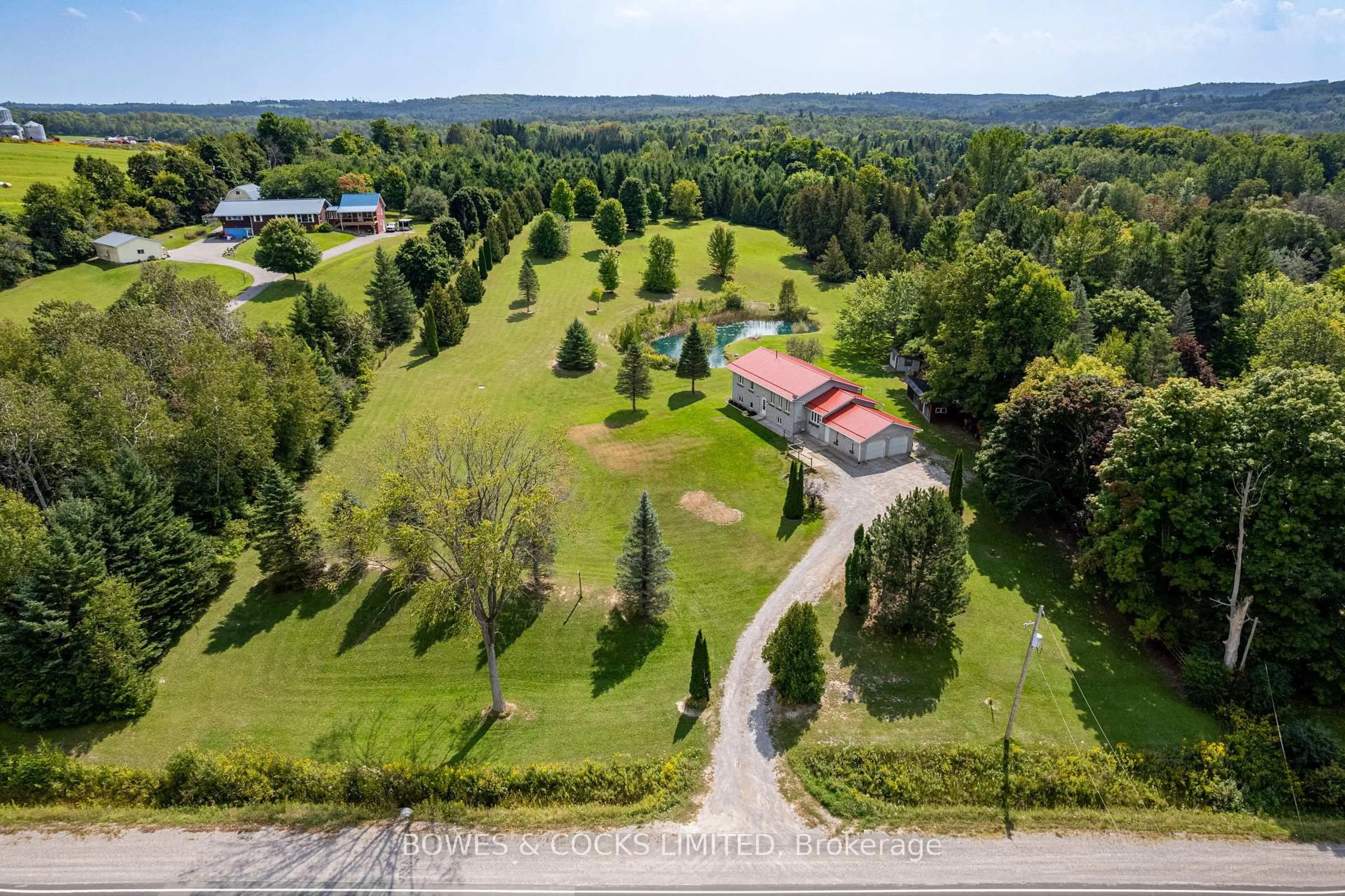 A pic from outside/outdoor area/front of a property/back of a property/a pic from drone, unknown for 139 Highway 7A, Cavan Monaghan Ontario L0A 1C0