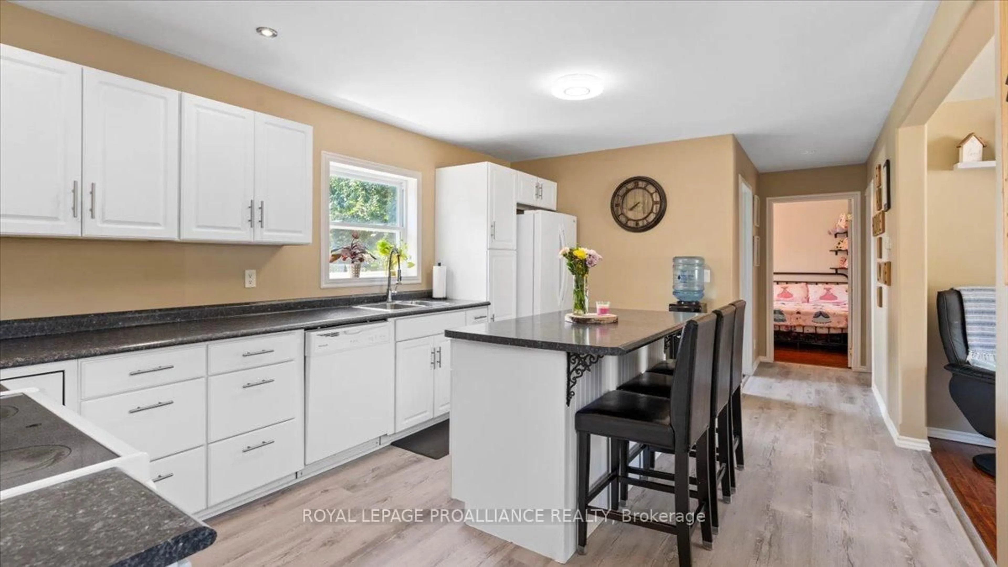 Open concept kitchen, ceramic/tile floor for 77 Livingstone Ave, Madoc Ontario K0K 2K0
