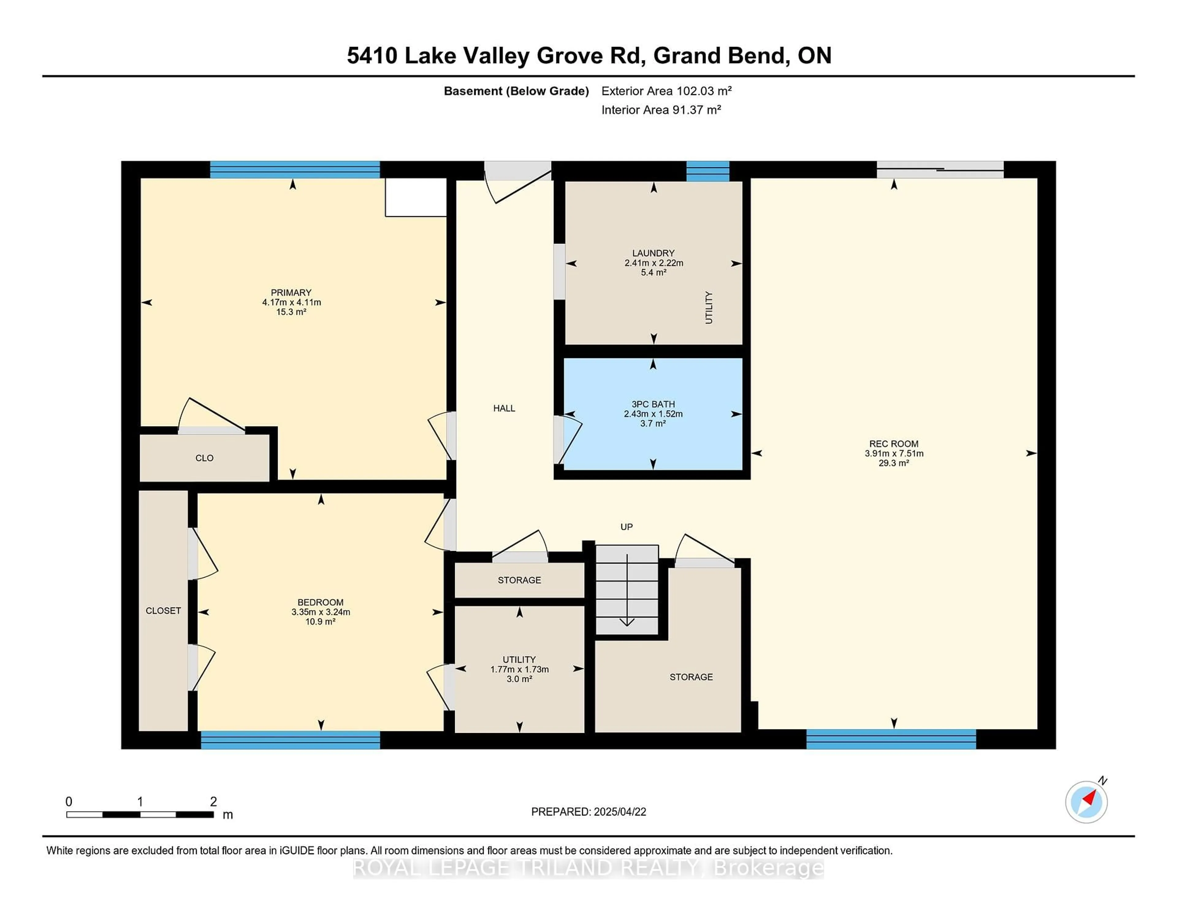 Floor plan for 5410 Lake Valley Grove Rd, Lambton Shores Ontario N0N 1J7