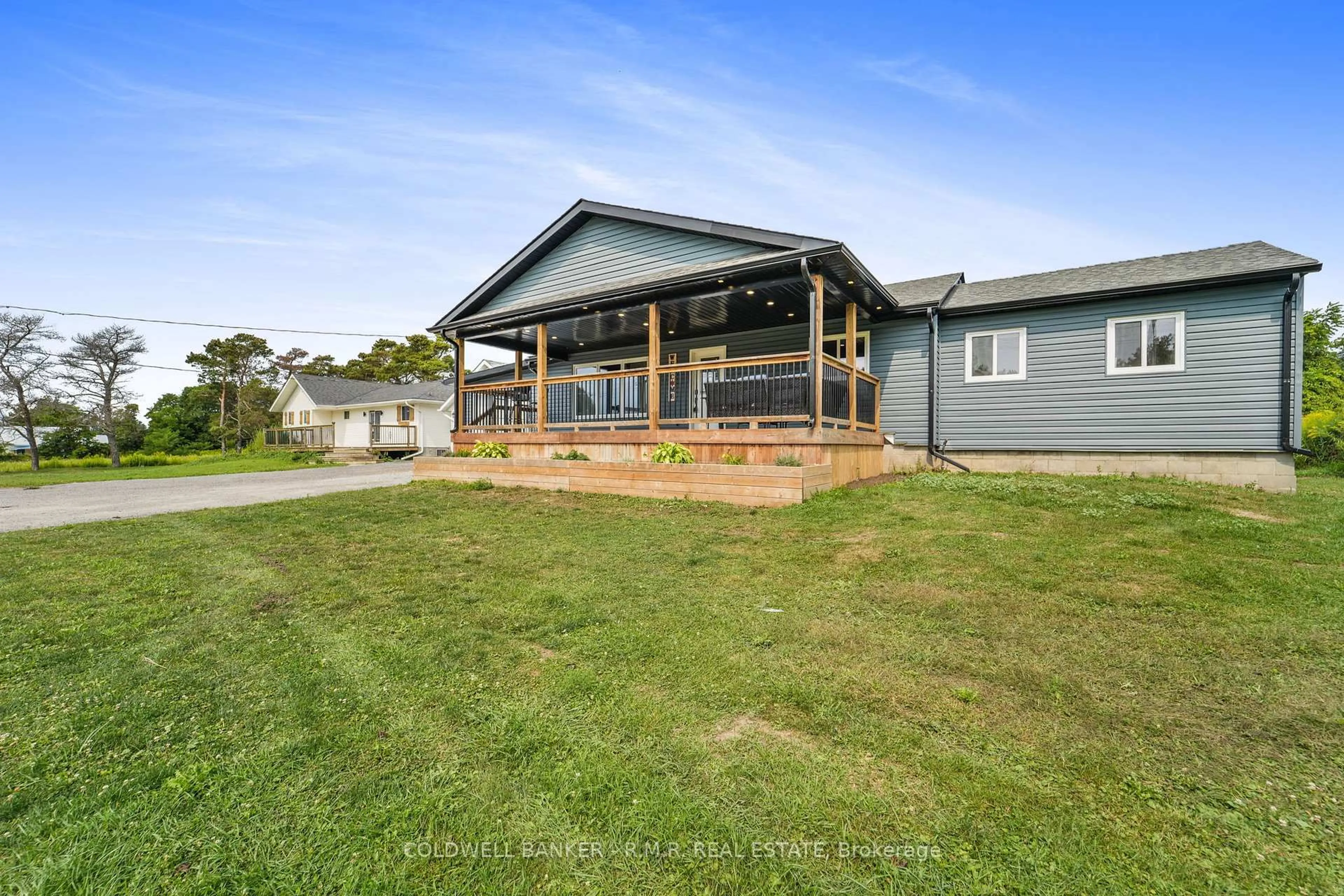 A pic from outside/outdoor area/front of a property/back of a property/a pic from drone, water/lake/river/ocean view for 10274 County 2 Rd, Alnwick/Haldimand Ontario K9A 4J8