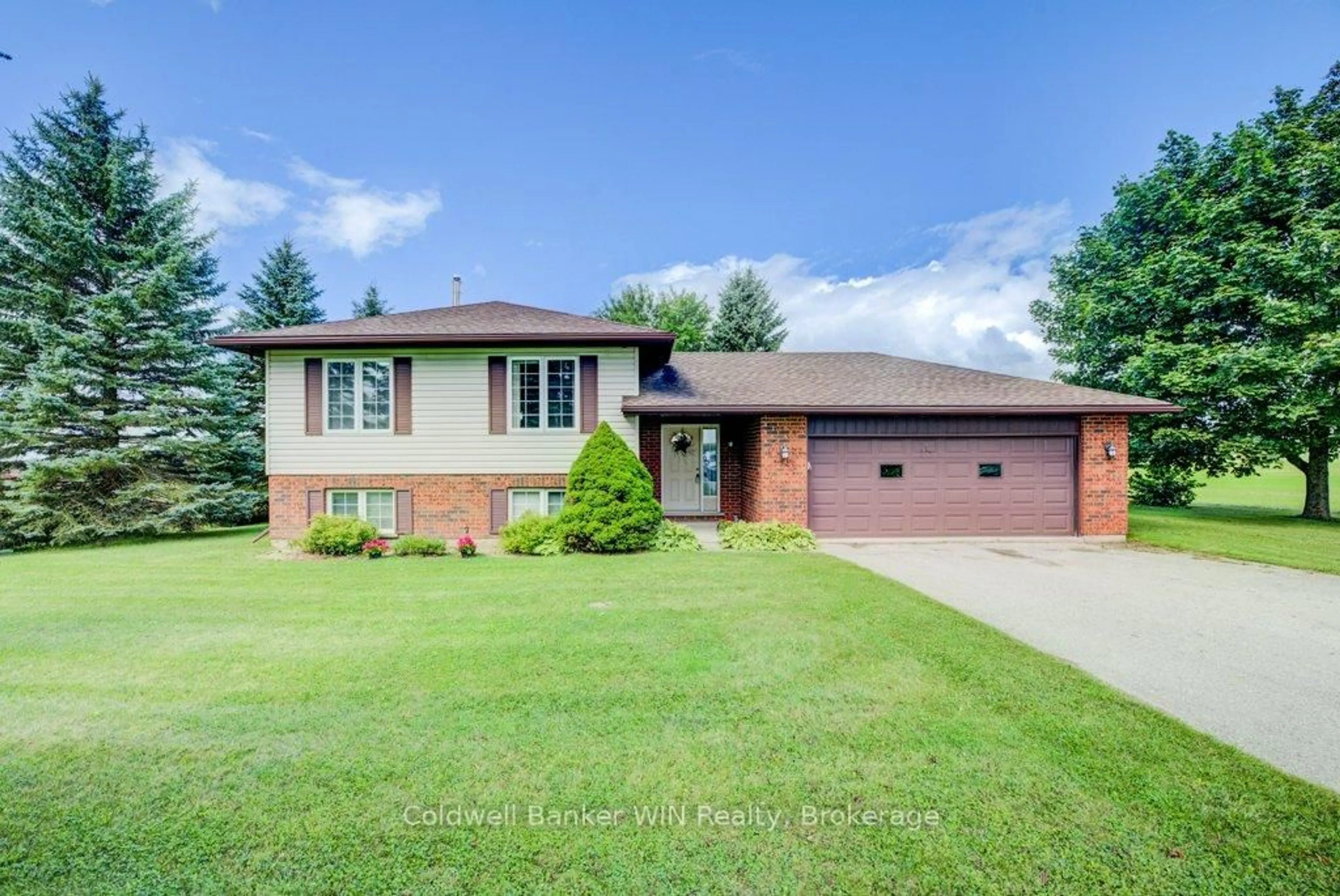 Home with brick exterior material, street for 9340 Concession 6, Wellington North Ontario N0G 2L0