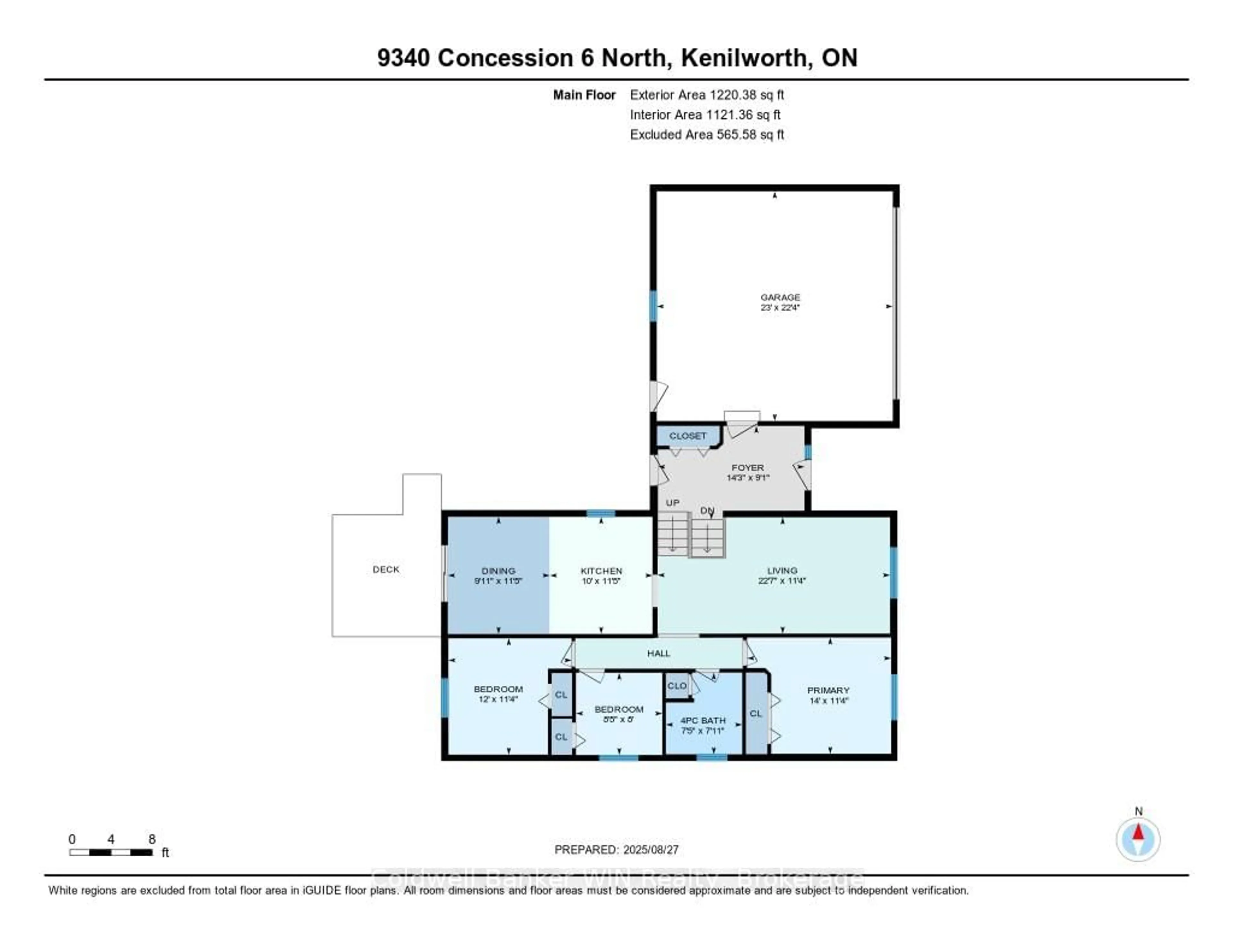 Floor plan for 9340 Concession 6, Wellington North Ontario N0G 2L0