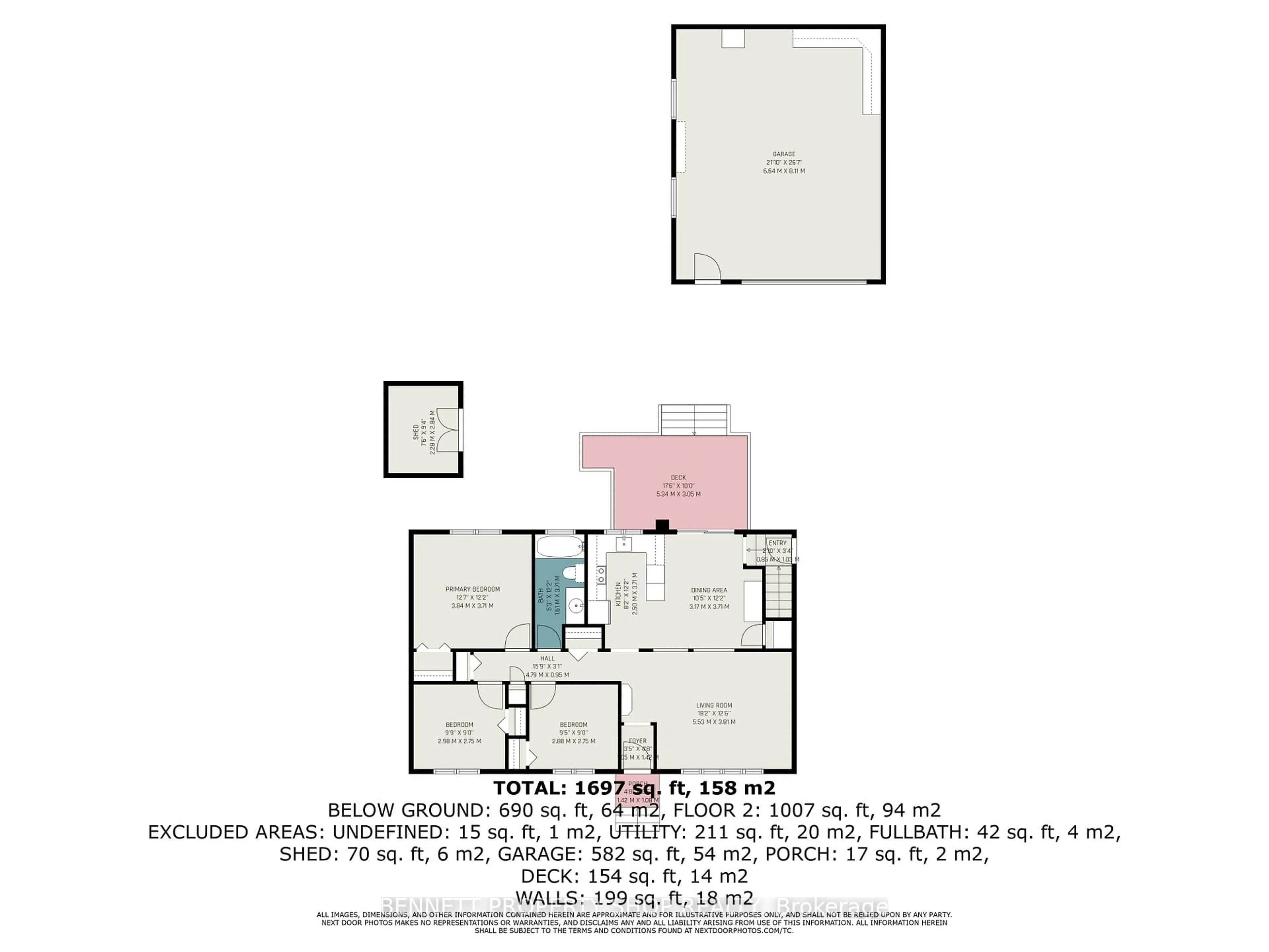 Floor plan for 303 Gleneagles Ave, Ottawa Ontario K1E 1L7