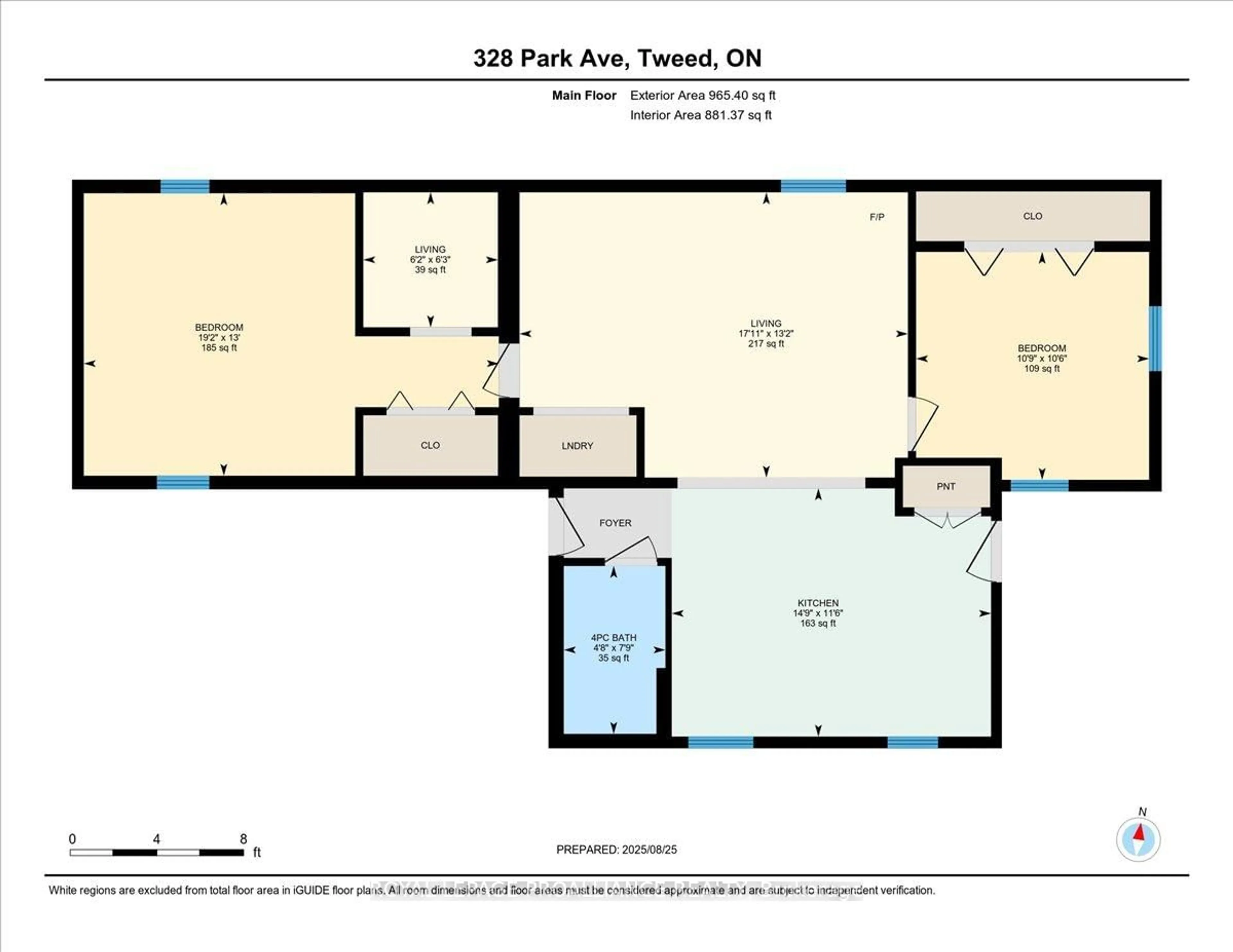 Floor plan for 328 Park Ave, Tweed Ontario K0K 3J0