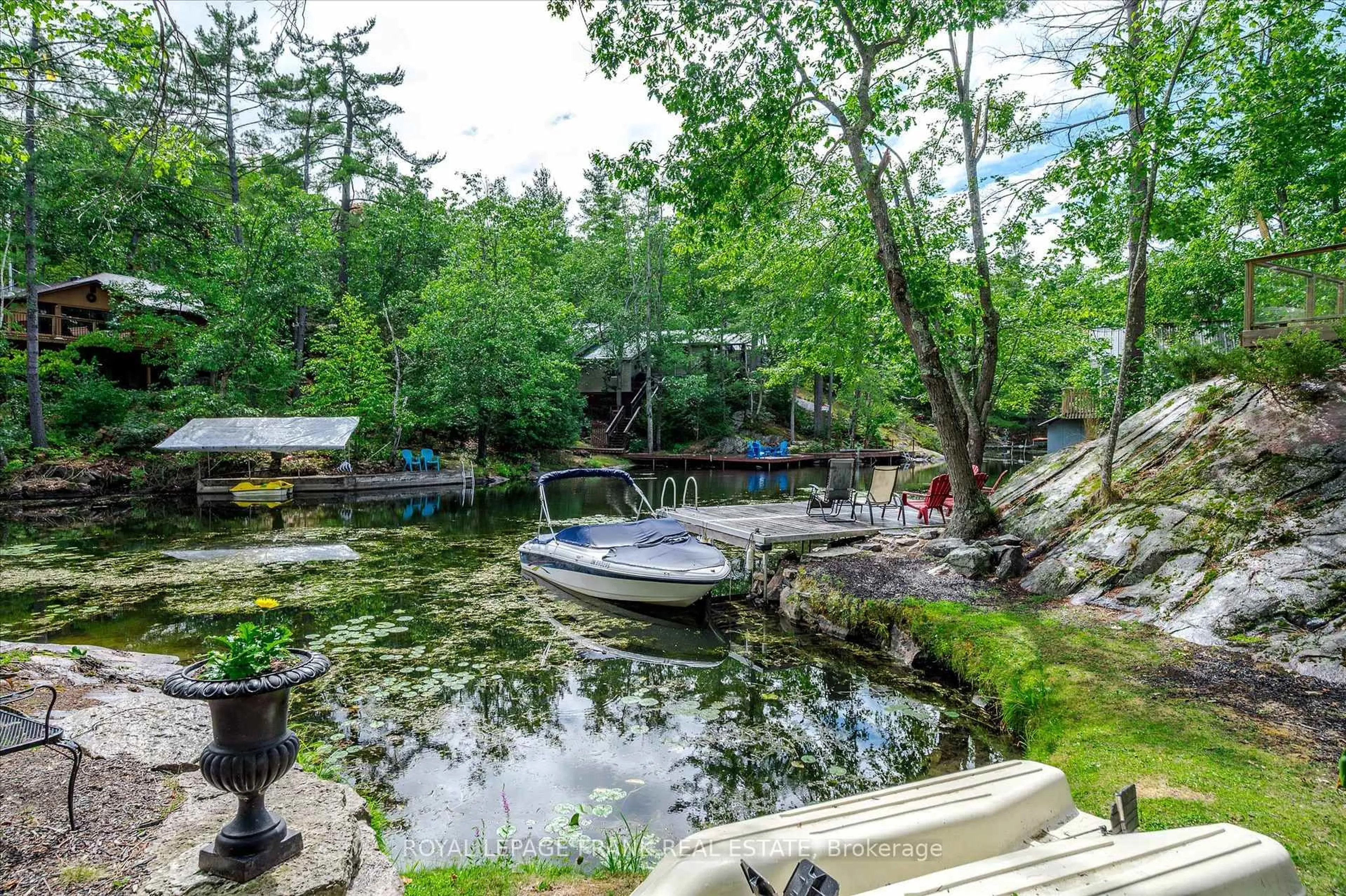 Patio, water/lake/river/ocean view for 3571 Harbour Point Lane, Selwyn Ontario K0L 2H0