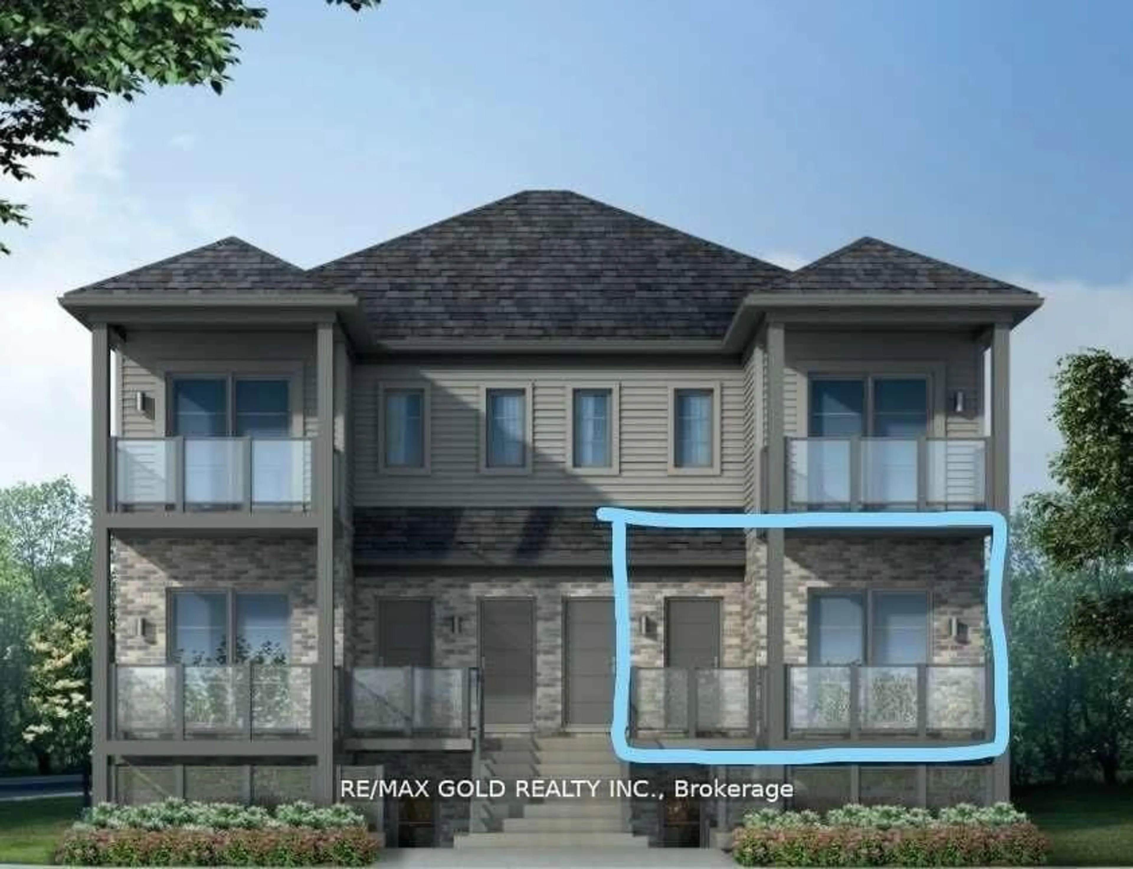 Home with brick exterior material, unknown for 205 West Oak Tr #44, Kitchener Ontario N2R 0R9