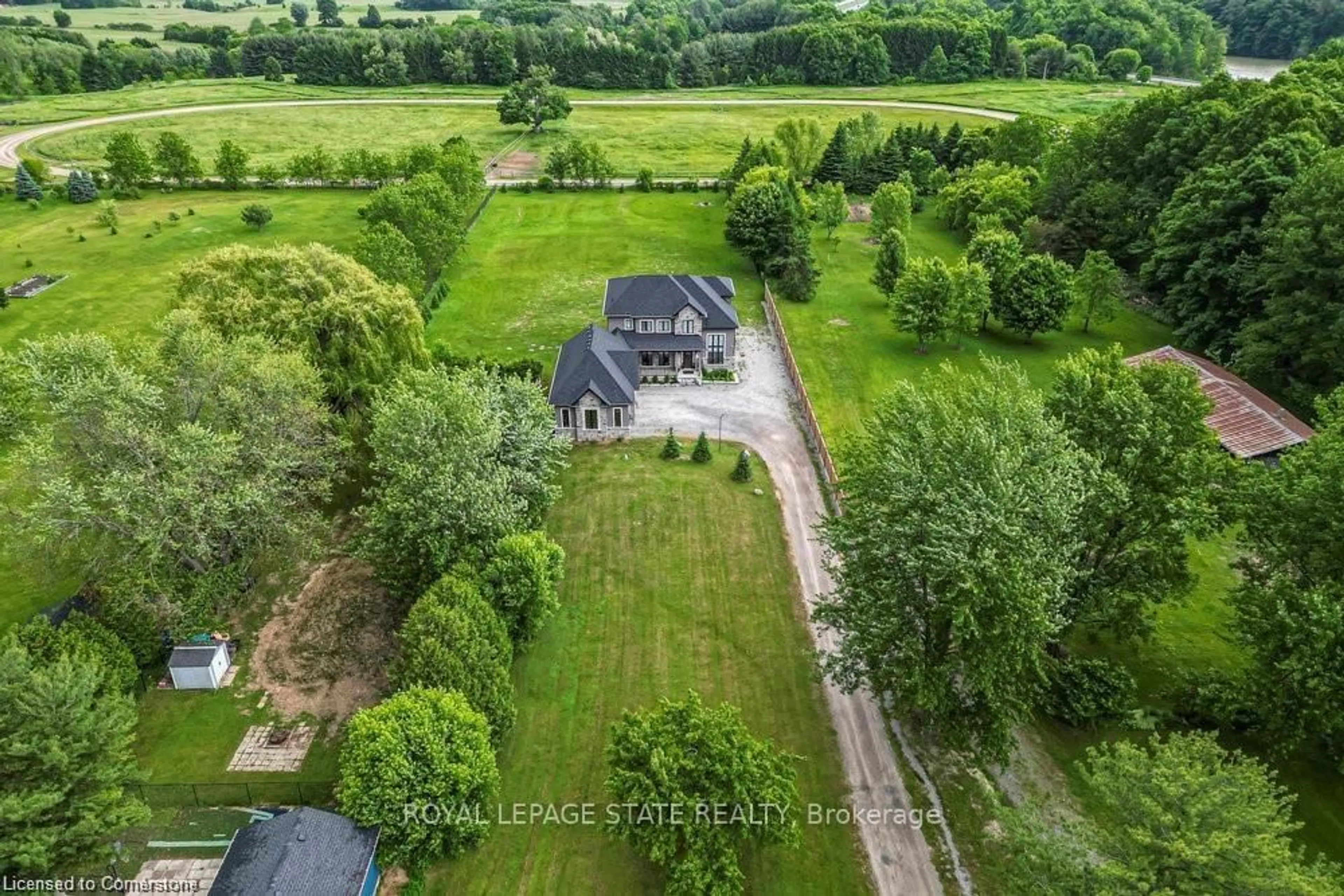 A pic from outside/outdoor area/front of a property/back of a property/a pic from drone, unknown for 187 Sunnyridge Rd, Hamilton Ontario L0R 1R0