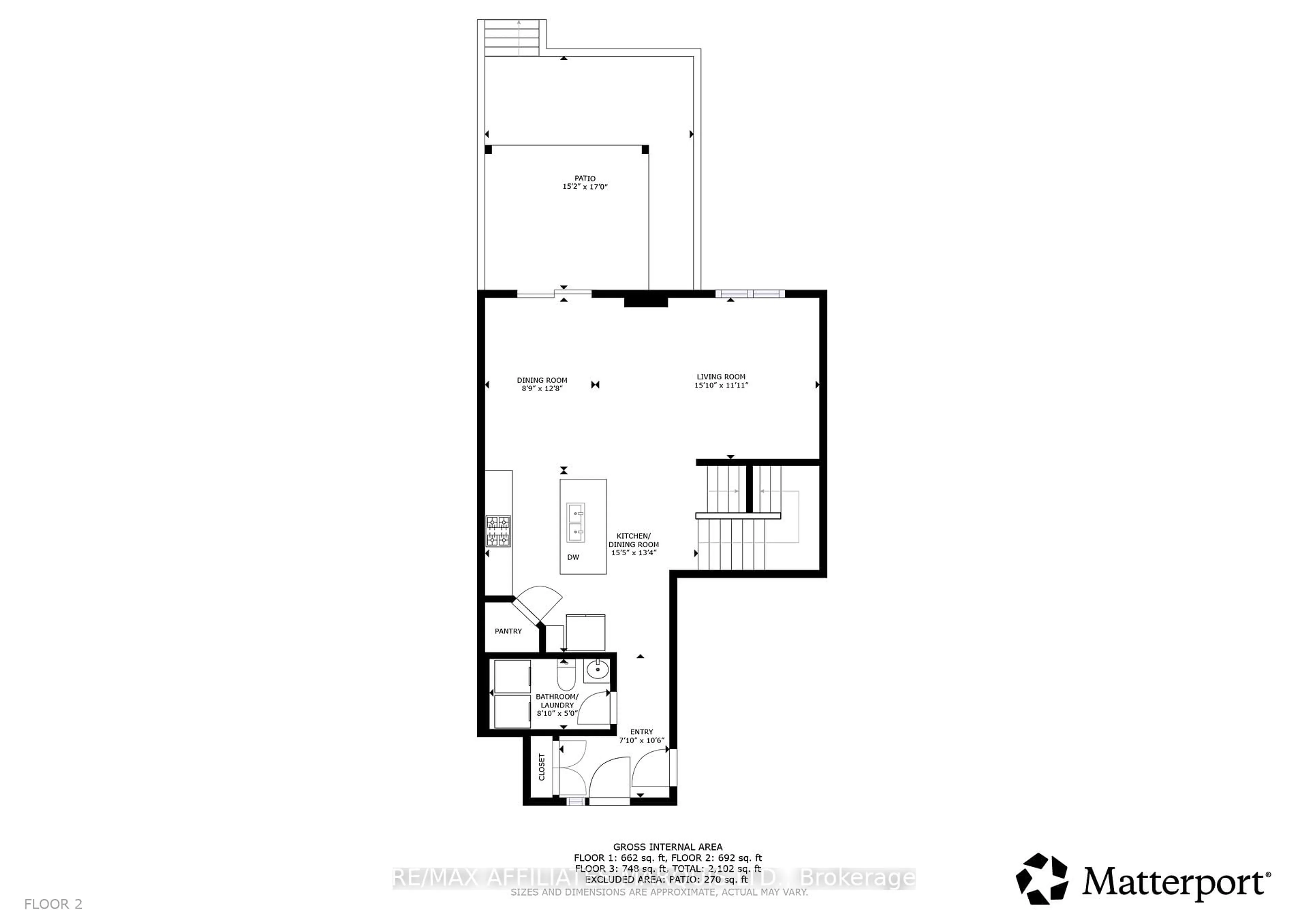 Floor plan for 261 Lourdes Ave, Cornwall Ontario K6H 0E8