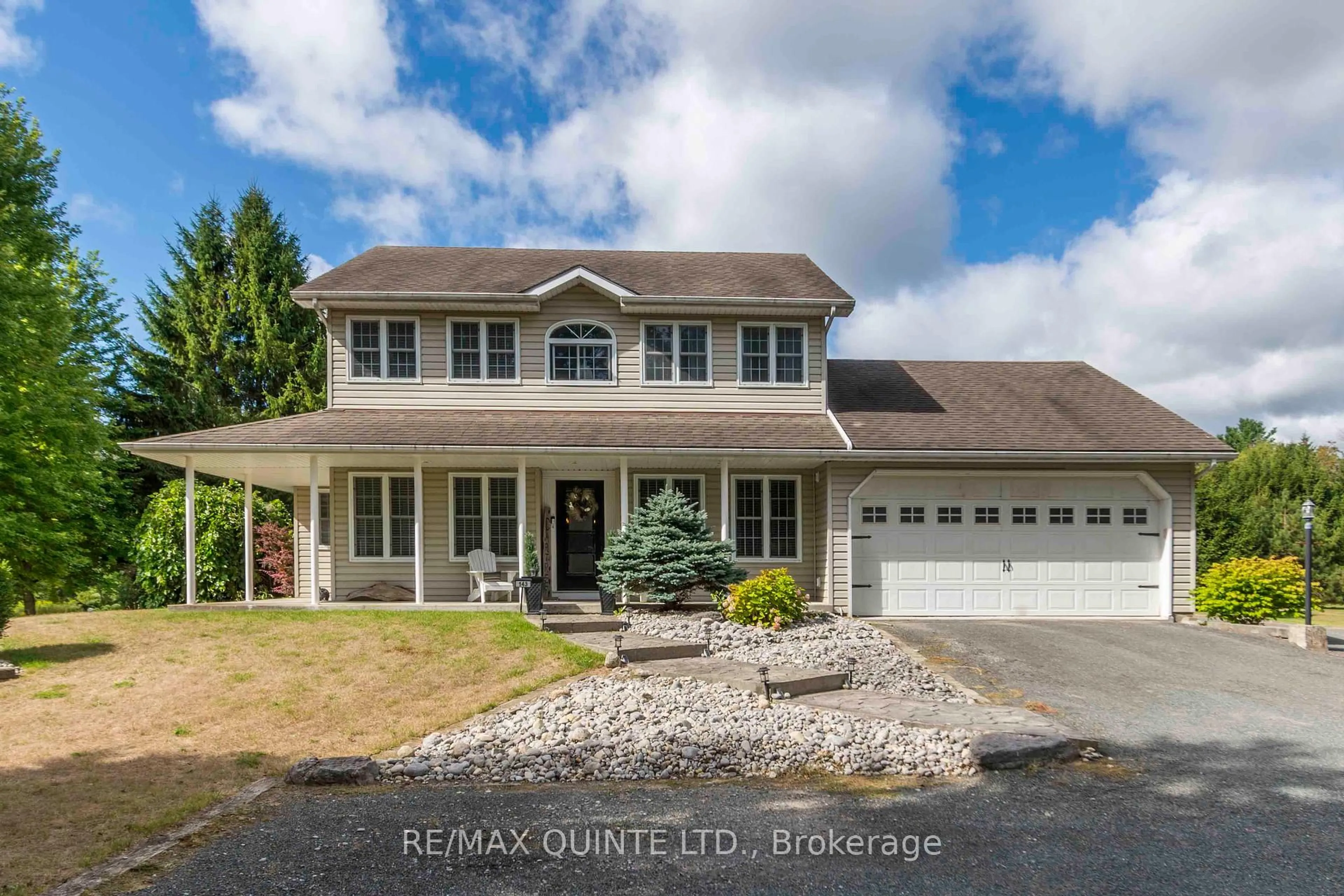 Home with vinyl exterior material, street for 143 Taft Rd, Prince Edward County Ontario K0K 1L0