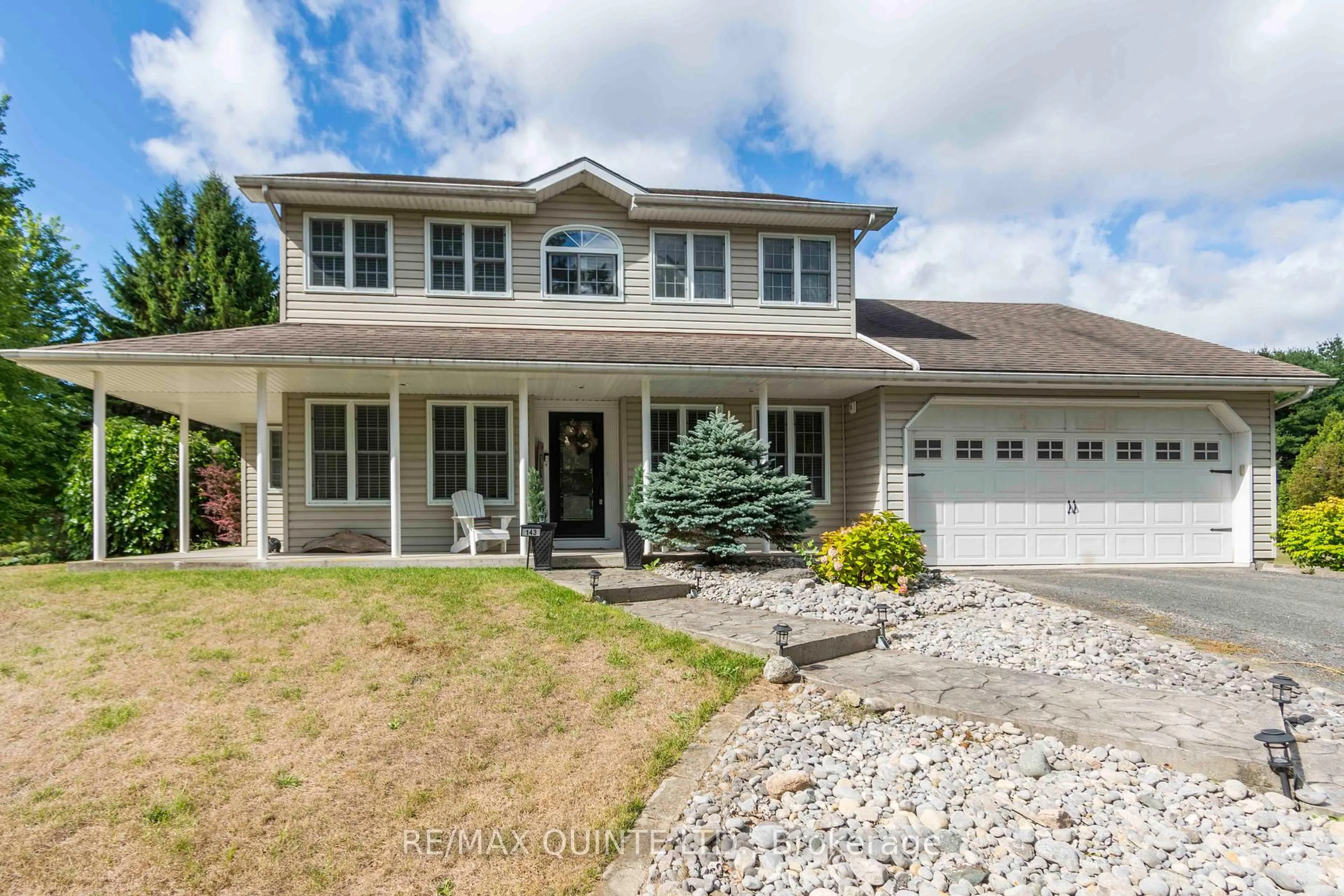 Home with vinyl exterior material, street for 143 Taft Rd, Prince Edward County Ontario K0K 1L0