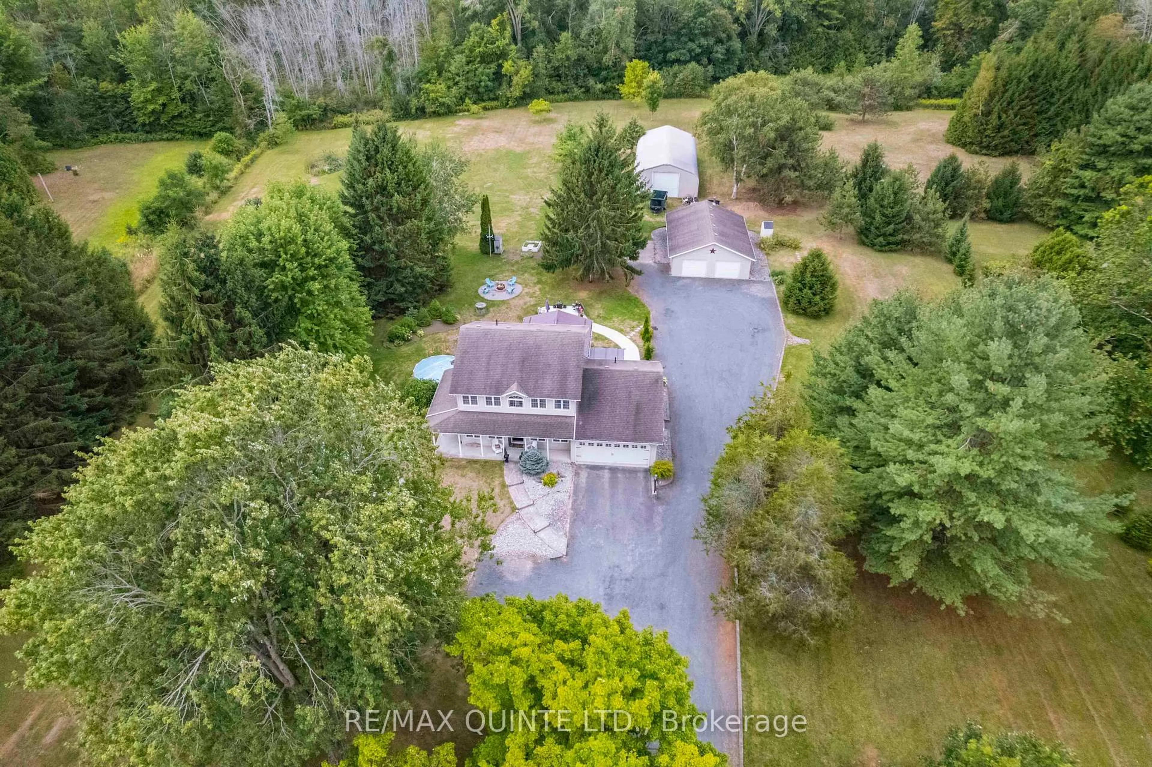 A pic from outside/outdoor area/front of a property/back of a property/a pic from drone, unknown for 143 Taft Rd, Prince Edward County Ontario K0K 1L0