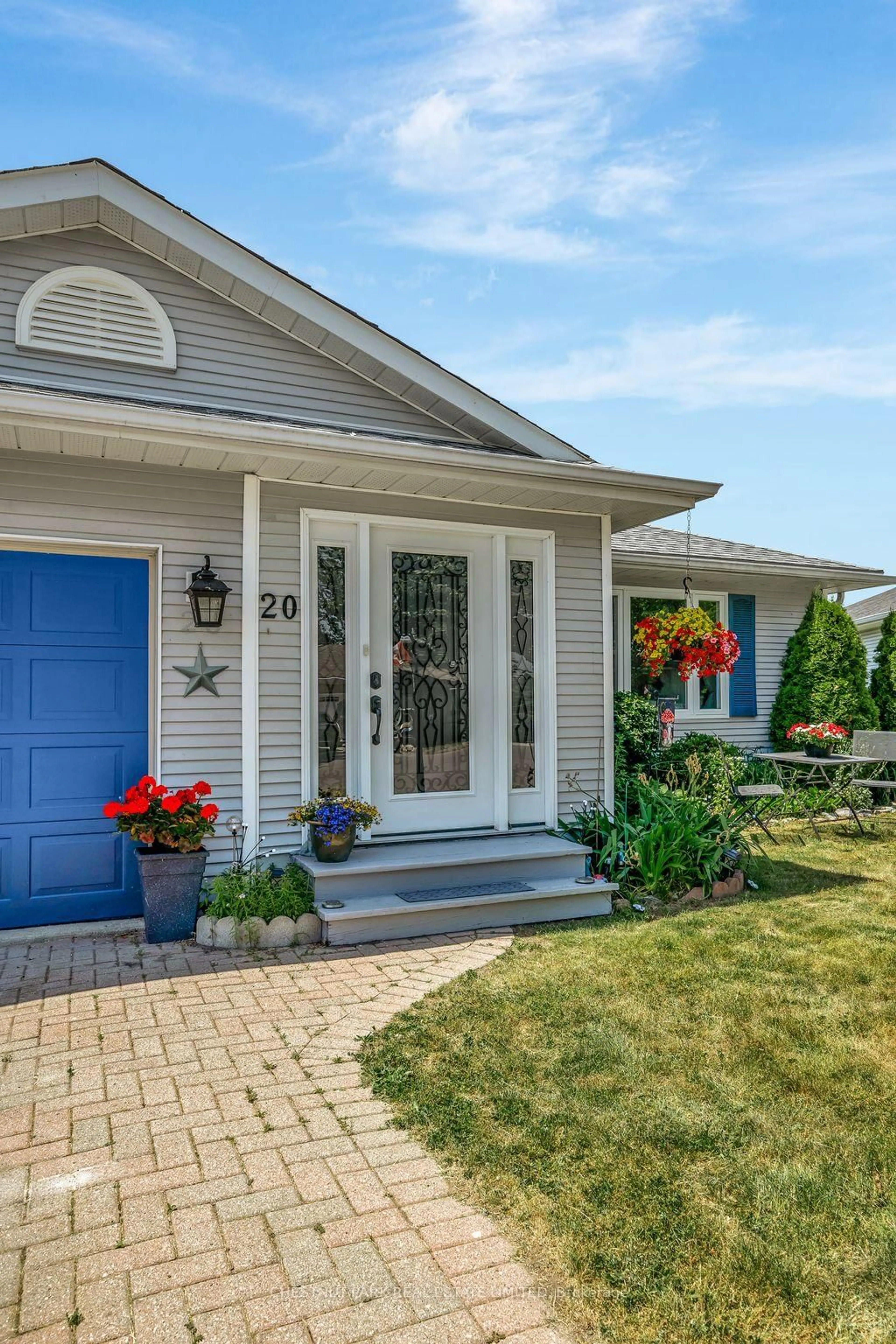 Home with vinyl exterior material, street for 20 Monroe Crt, Prince Edward County Ontario K0K 3L0