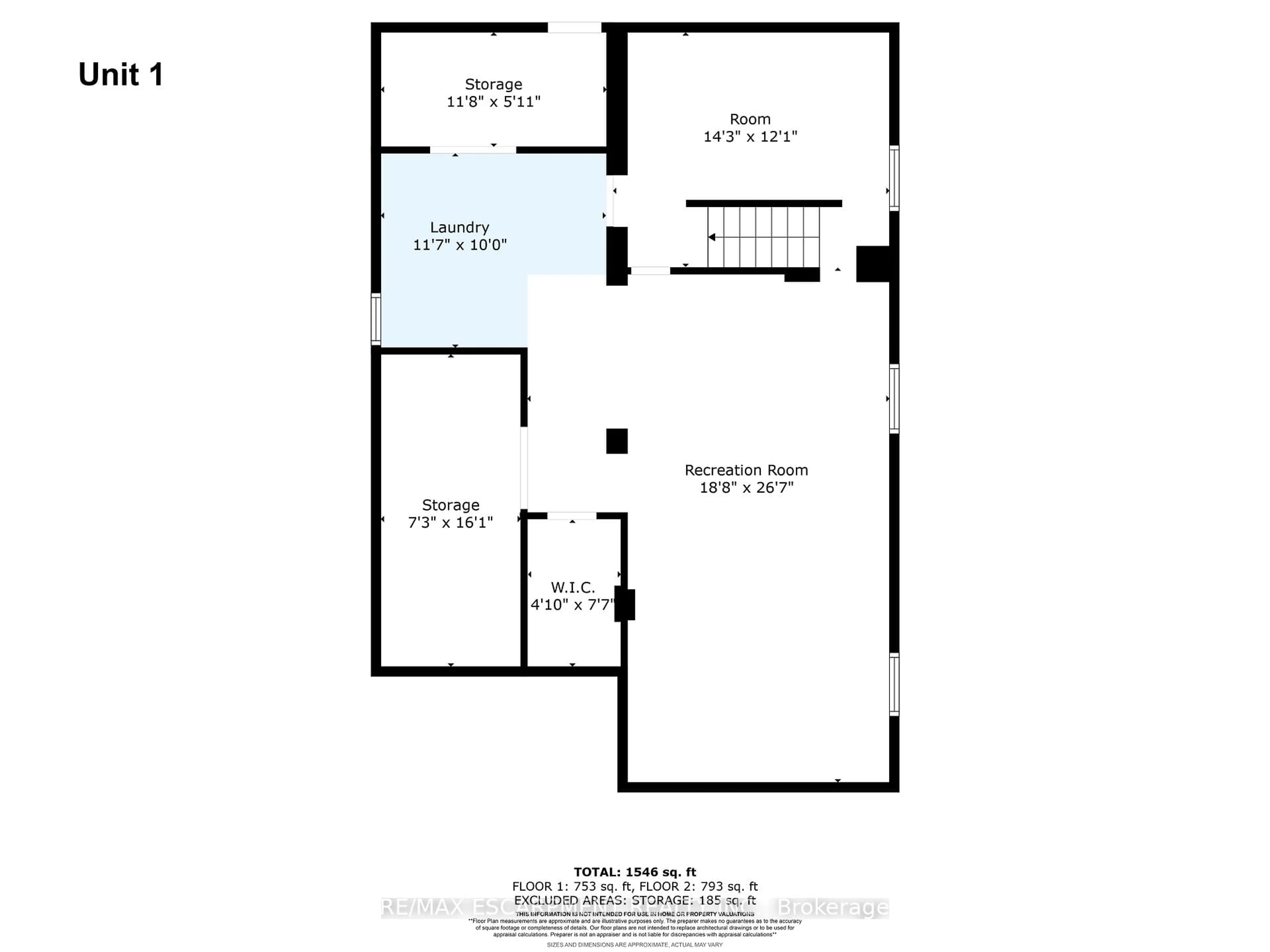 Floor plan for 197 Emerald St, Hamilton Ontario L8L 5K9