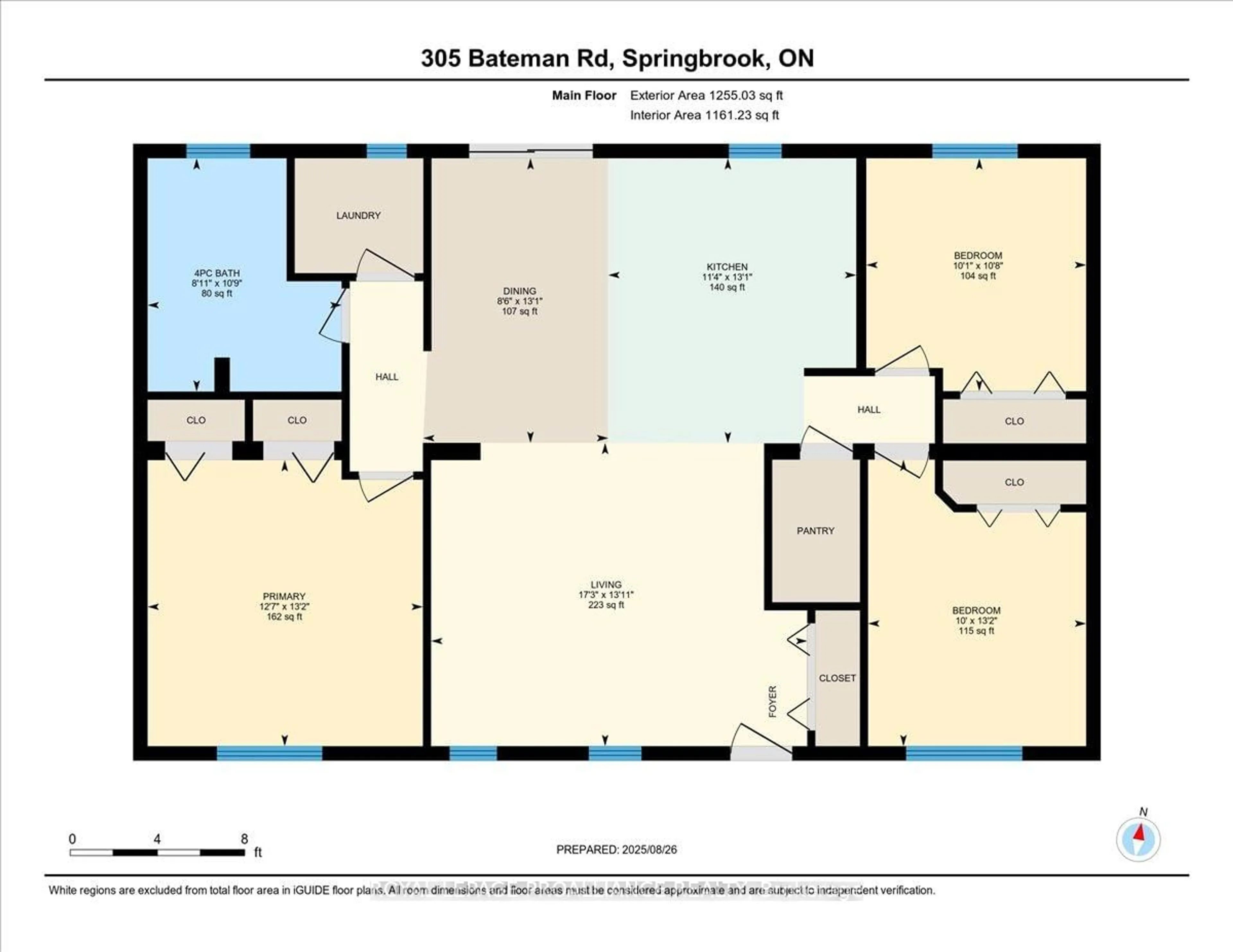 Floor plan for 305 Bateman Rd, Stirling-Rawdon Ontario K0K 3C0