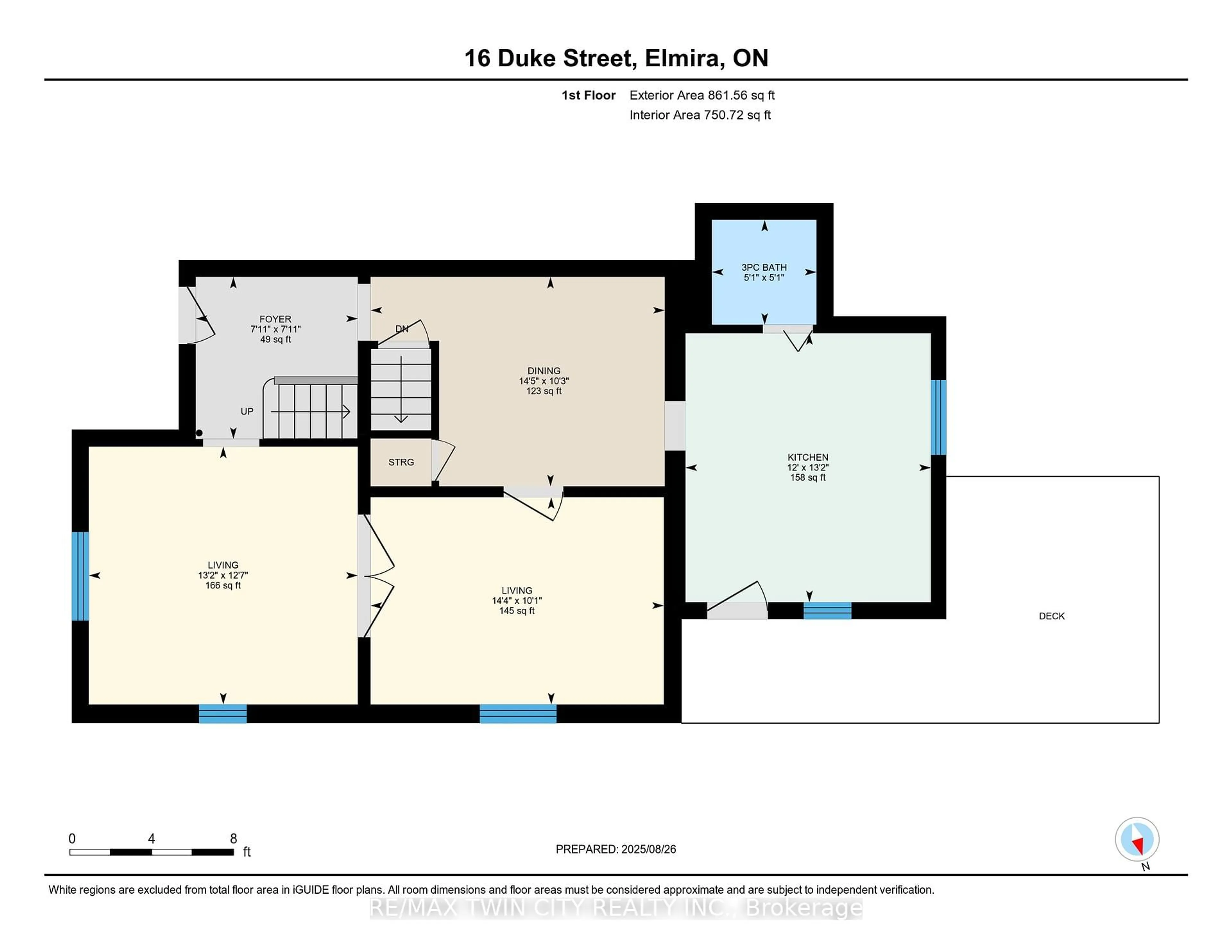 Floor plan for 16 Duke St, Woolwich Ontario N3B 2W7