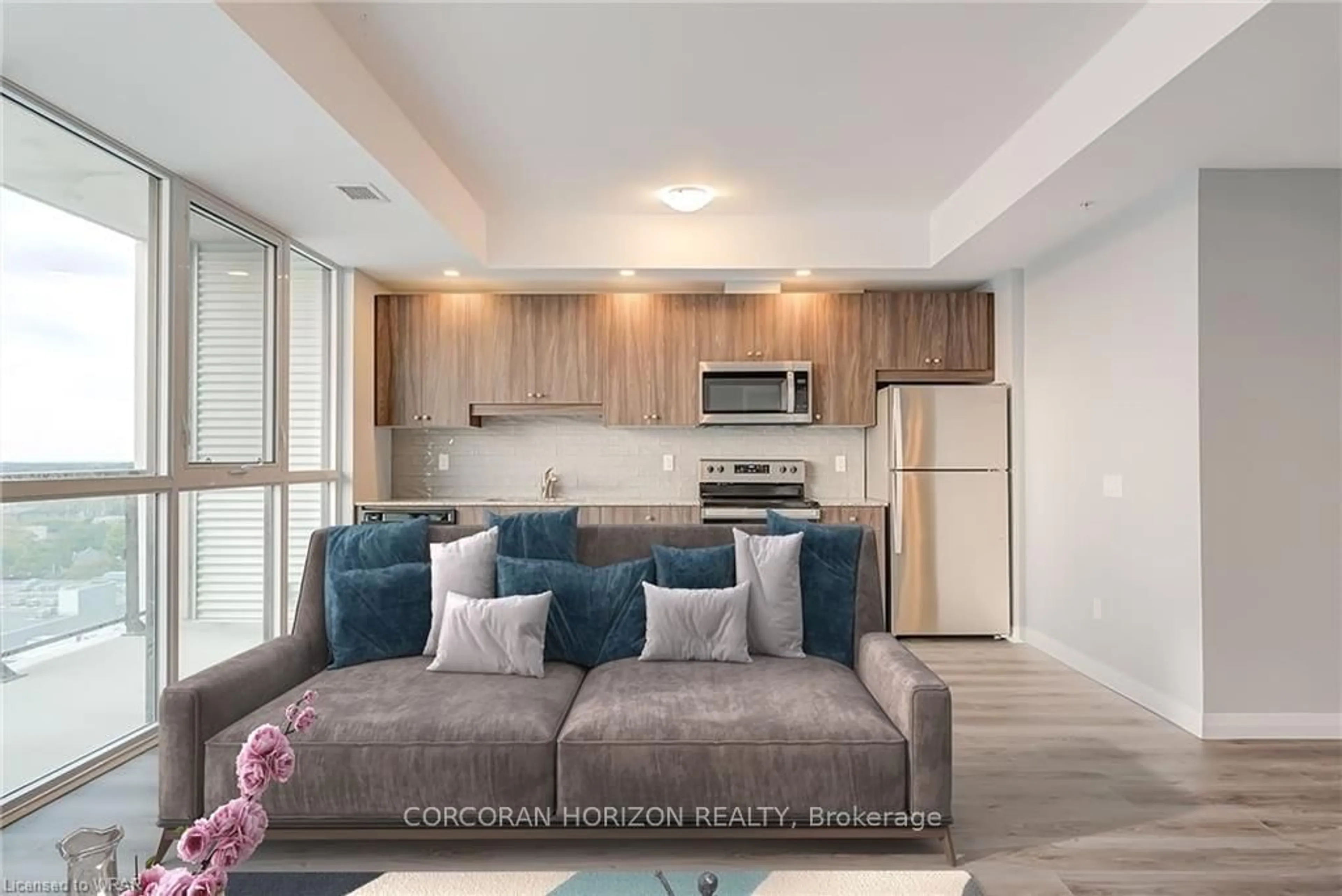 Open concept kitchen, unknown for 60 Charles St #1409A, Kitchener Ontario N2G 0C9