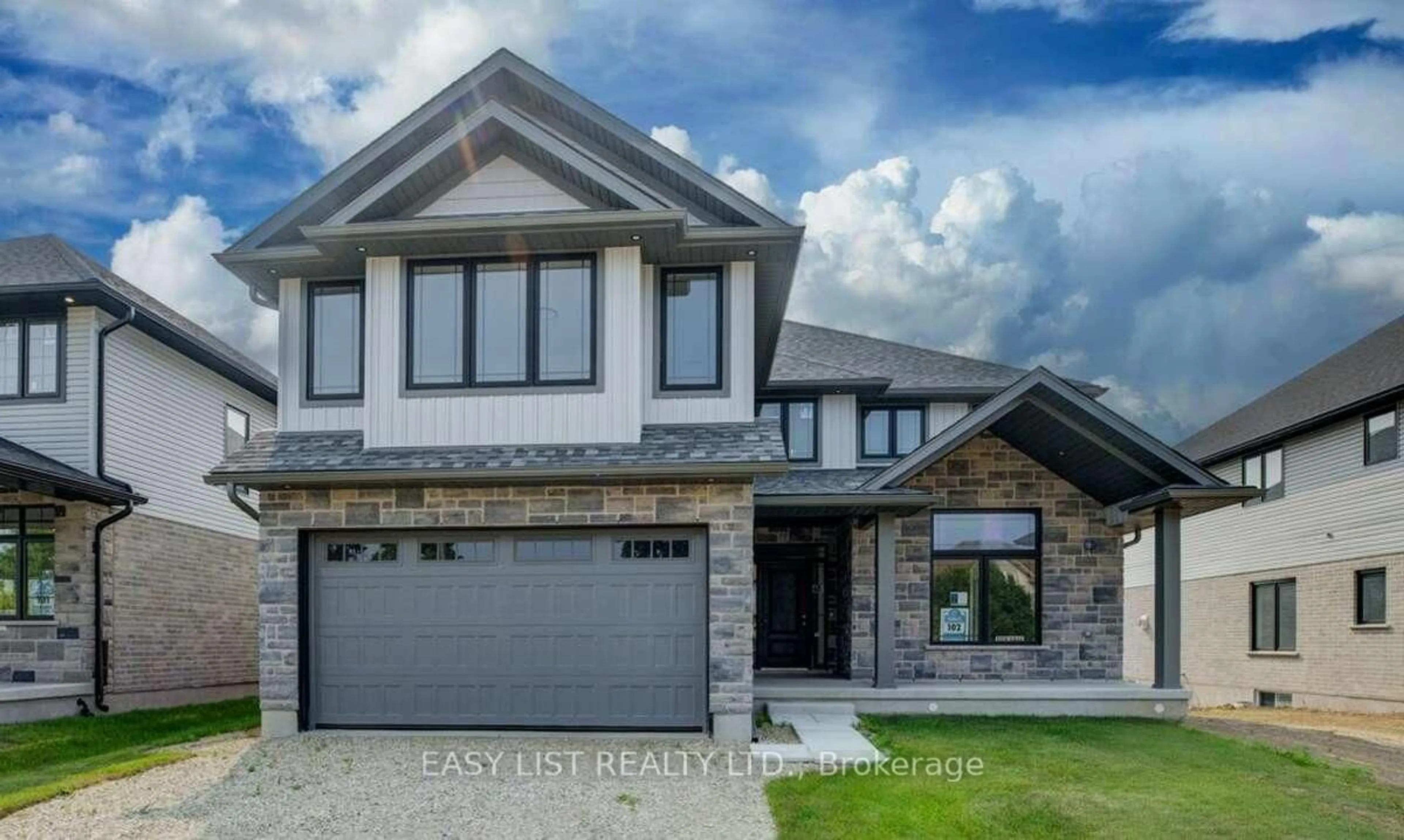 Home with brick exterior material, street for 61 Bricker Ave, Centre Wellington Ontario N0B 1S0