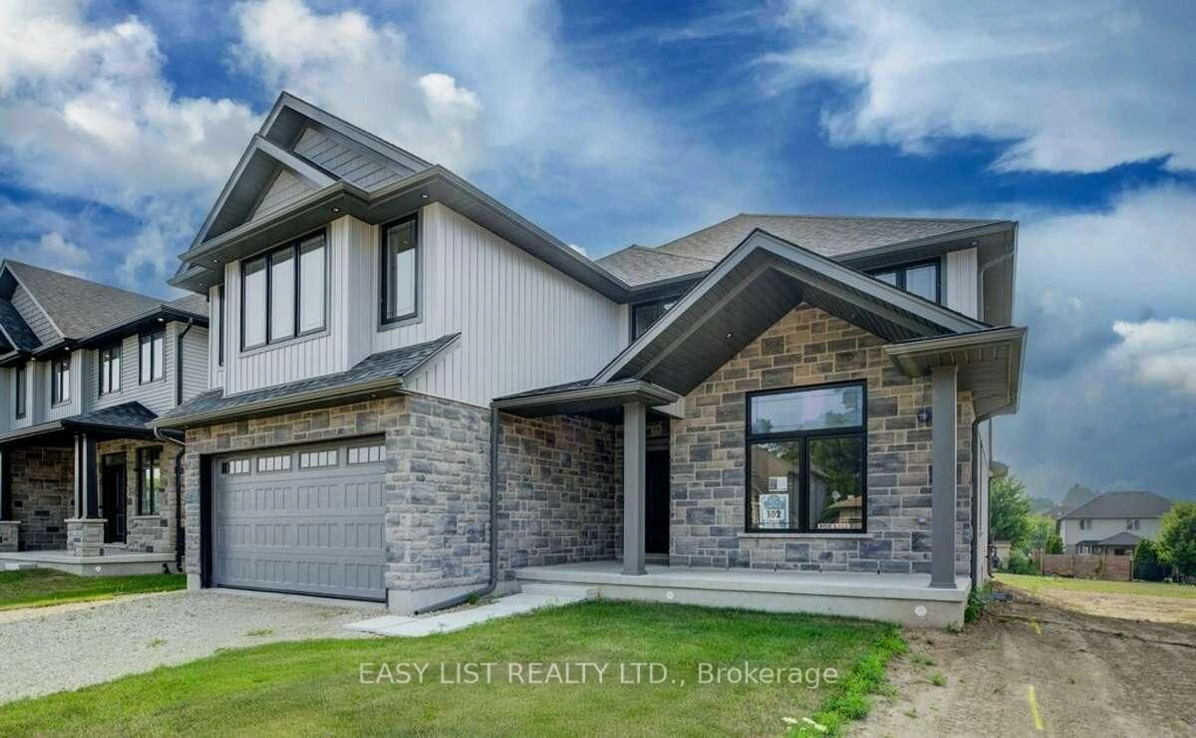 Home with brick exterior material, street for 61 Bricker Ave, Centre Wellington Ontario N0B 1S0