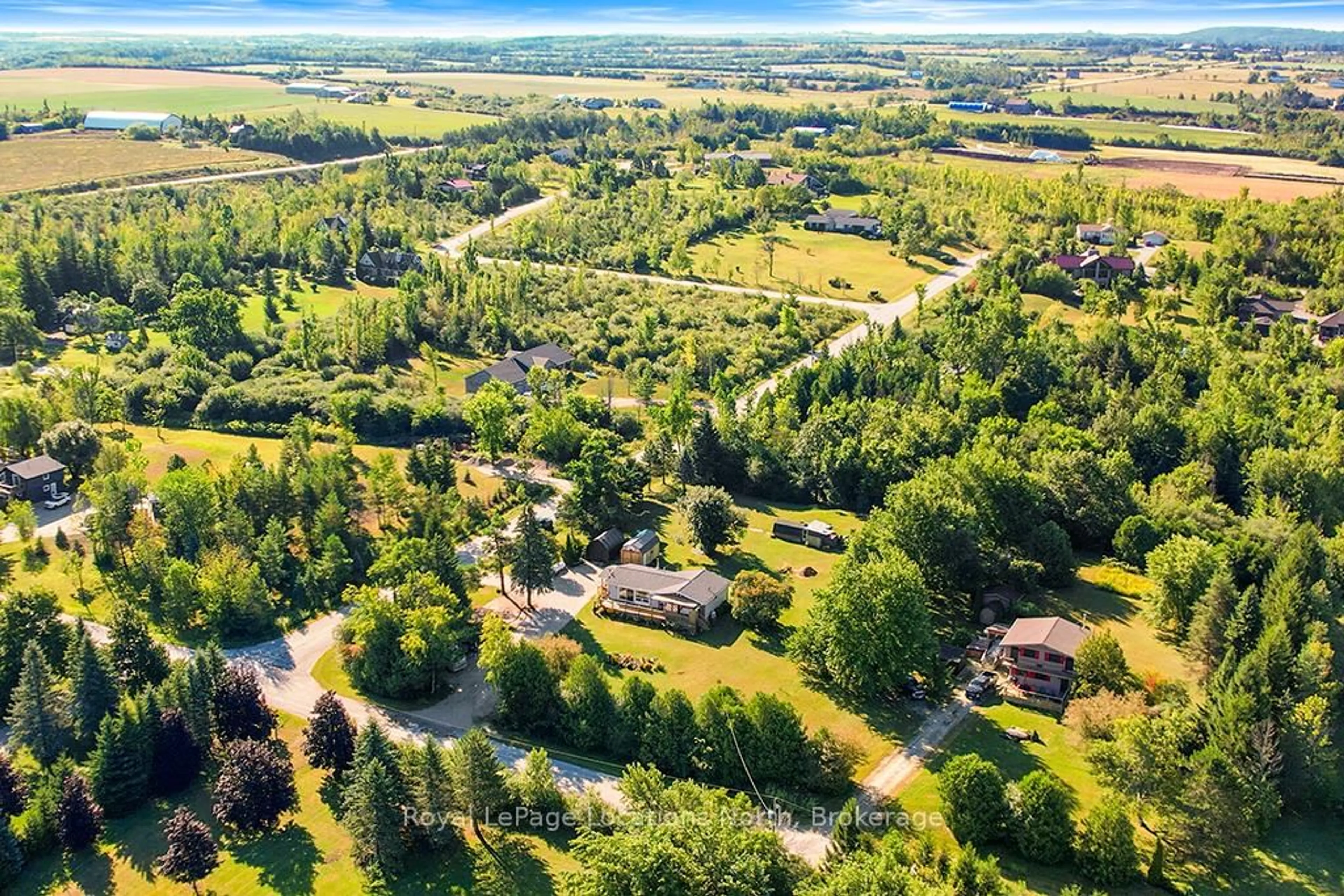 A pic from outside/outdoor area/front of a property/back of a property/a pic from drone, forest/trees view for 163 John St, Meaford Ontario N4L 1W7