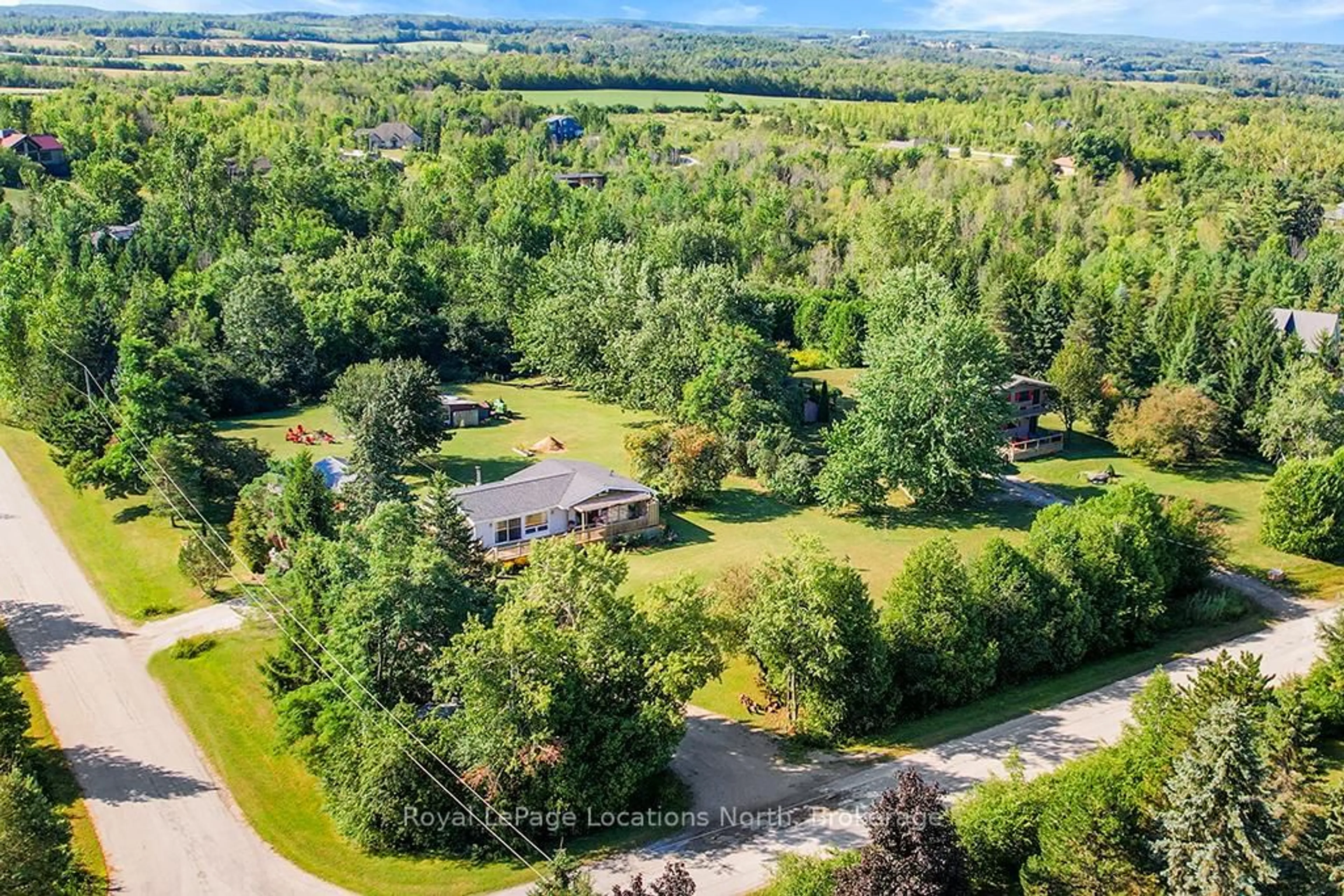 A pic from outside/outdoor area/front of a property/back of a property/a pic from drone, mountain view for 163 John St, Meaford Ontario N4L 1W7