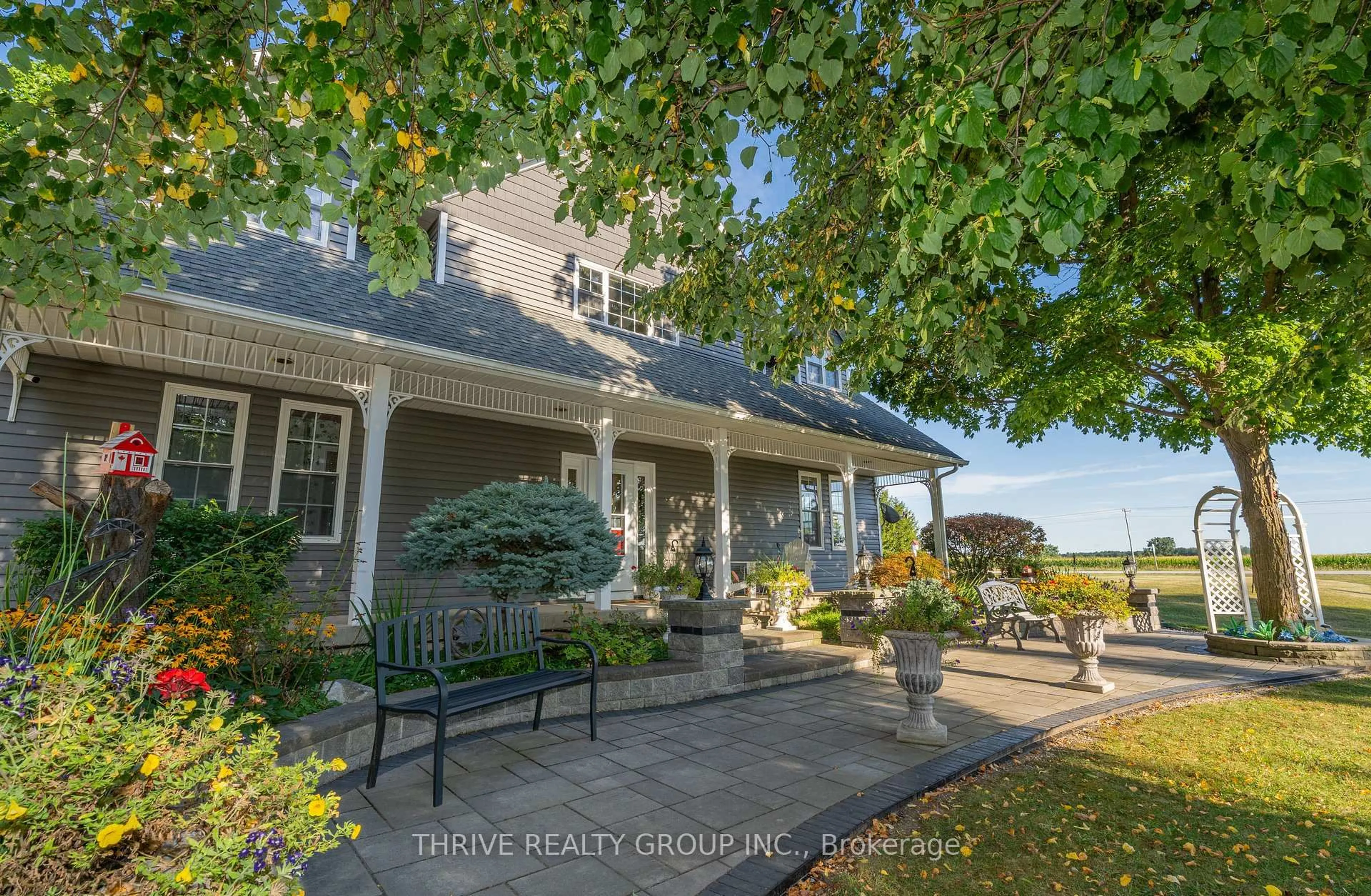 Patio, water/lake/river/ocean view for 6228 Bethel Rd, Warwick Ontario N0M 2S0