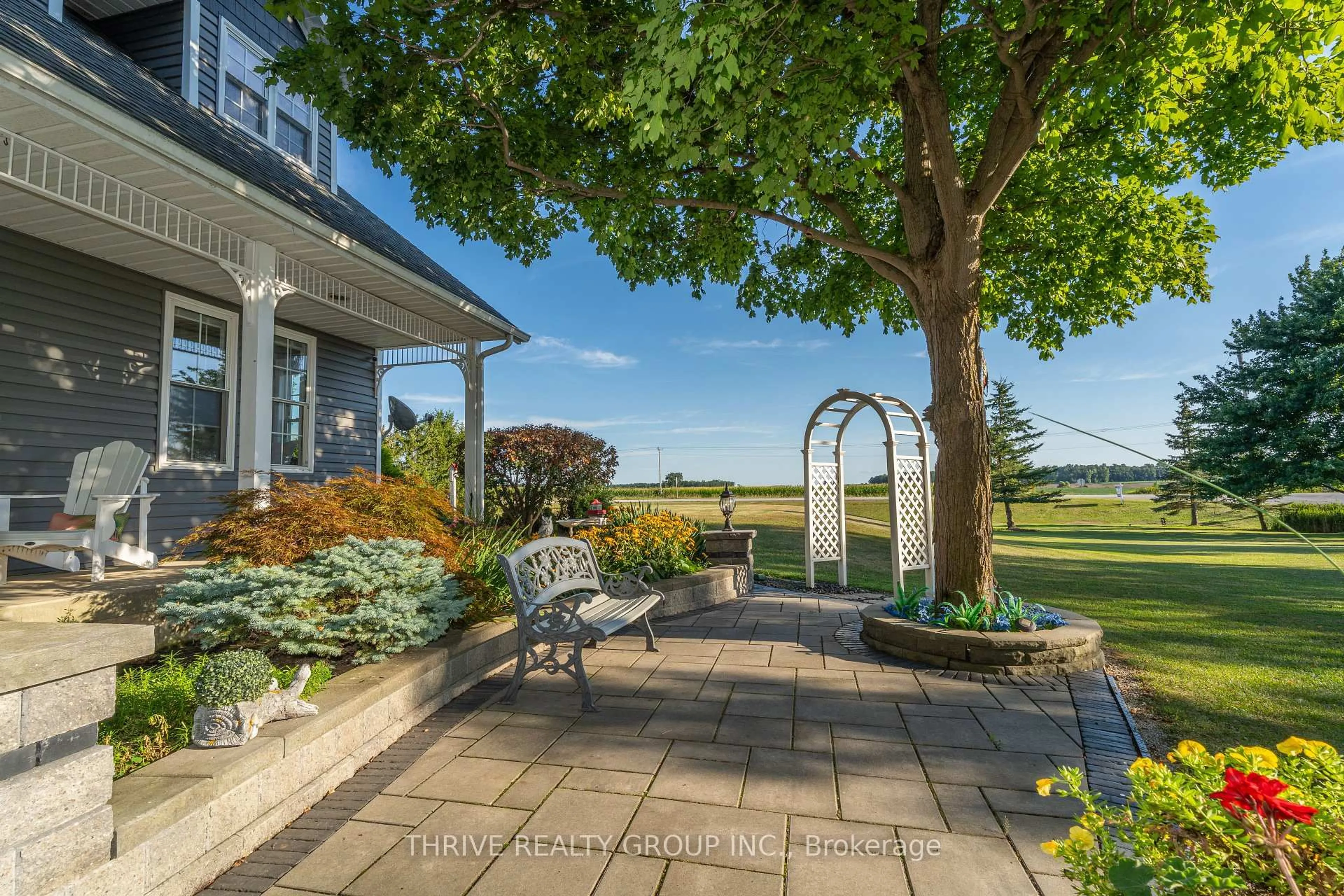Patio, water/lake/river/ocean view for 6228 Bethel Rd, Warwick Ontario N0M 2S0