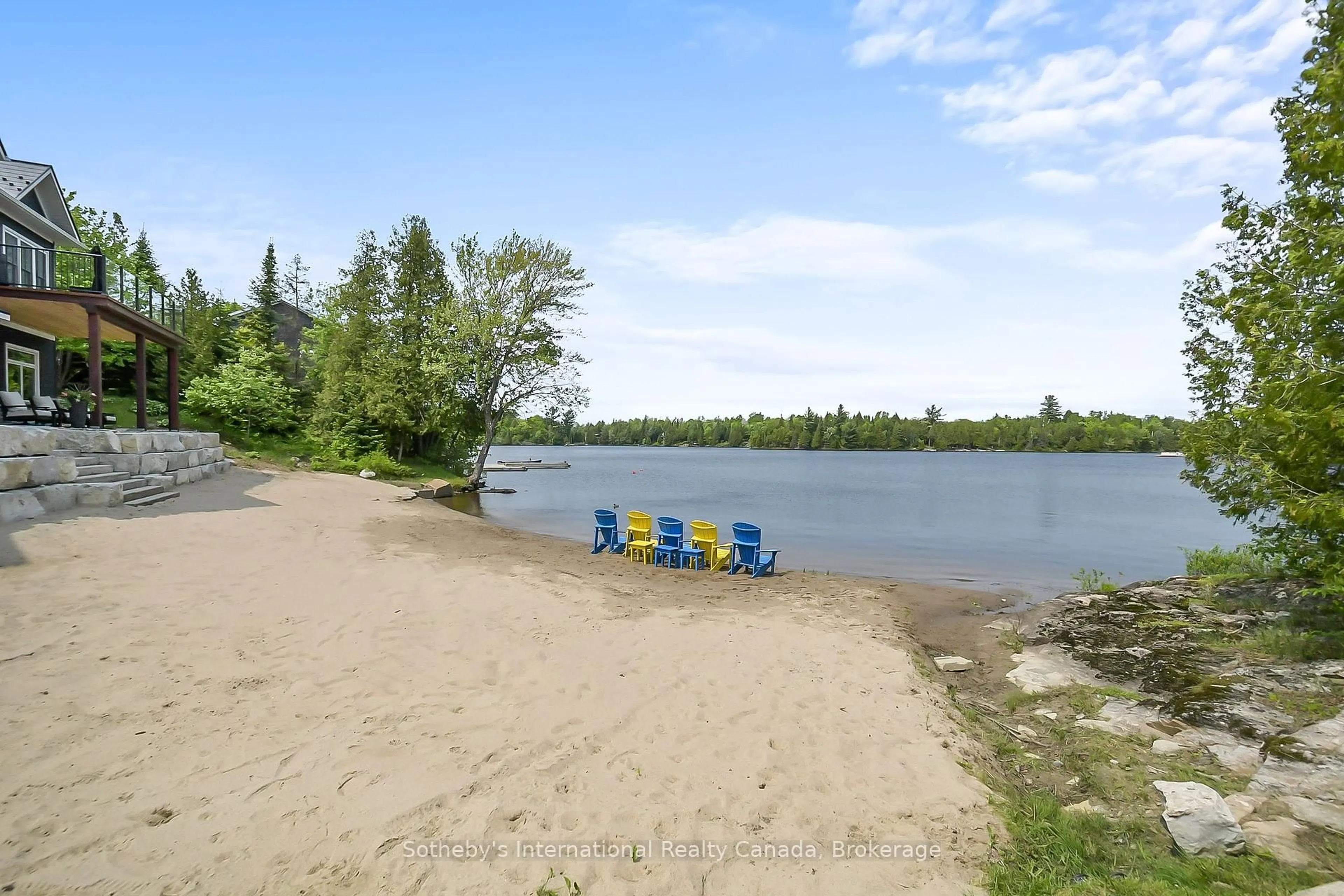 Patio, water/lake/river/ocean view for 19 Bears Paw, Whitestone Ontario P0A 1G0