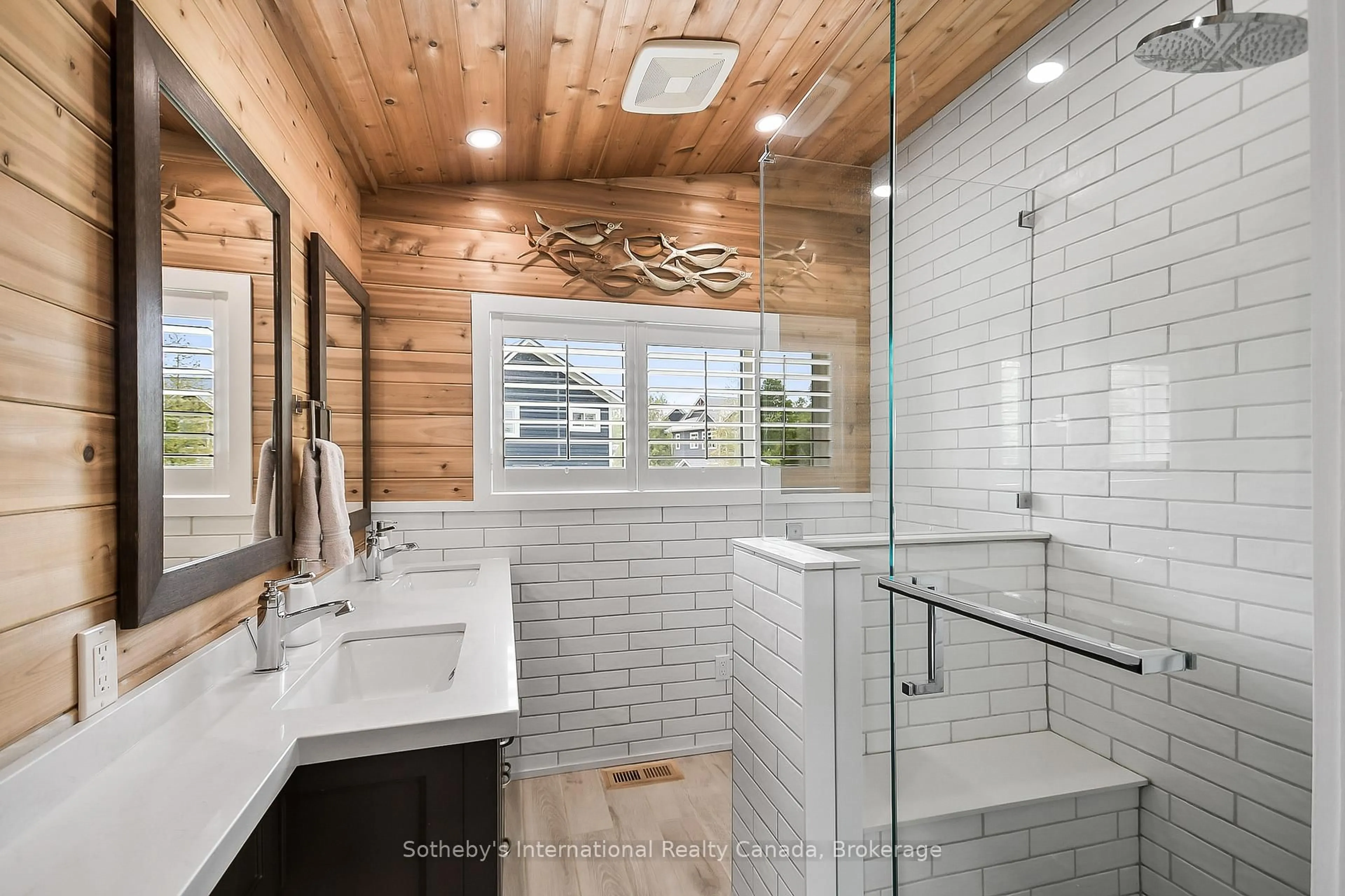 Contemporary bathroom, ceramic/tile floor for 11D Bears Paw, Whitestone Ontario P0A 1G0