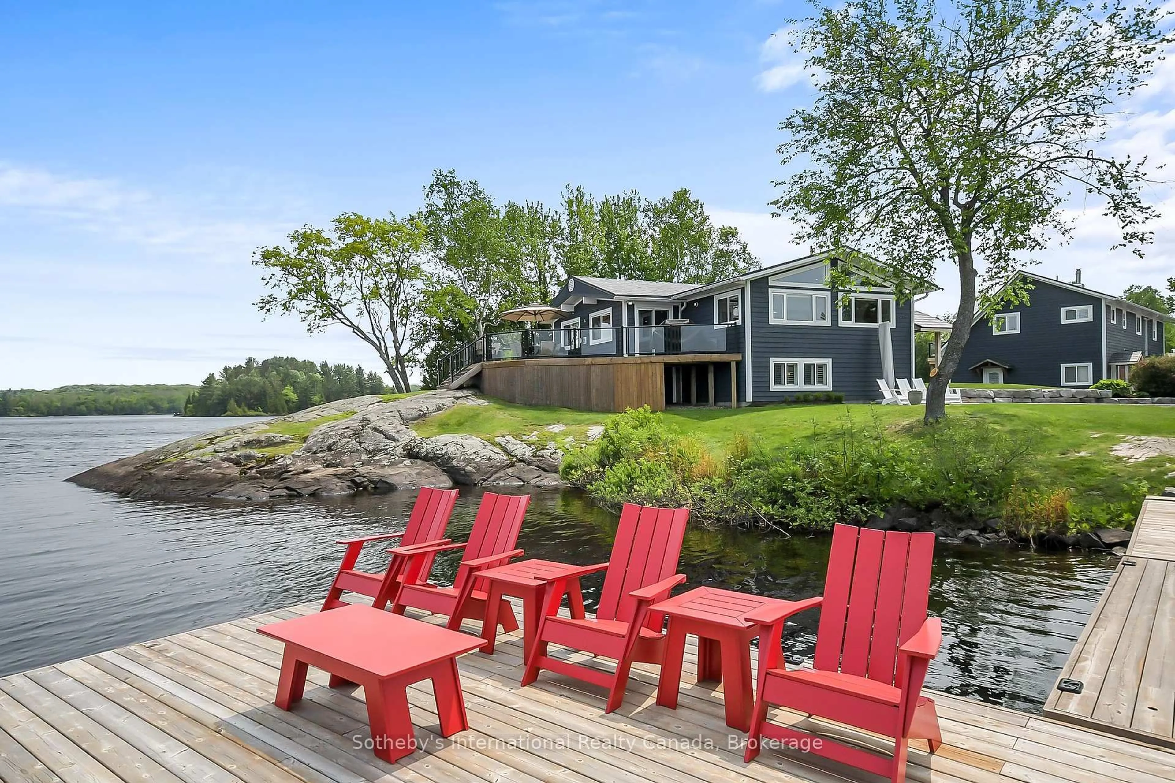 Patio, water/lake/river/ocean view for 11D Bears Paw, Whitestone Ontario P0A 1G0