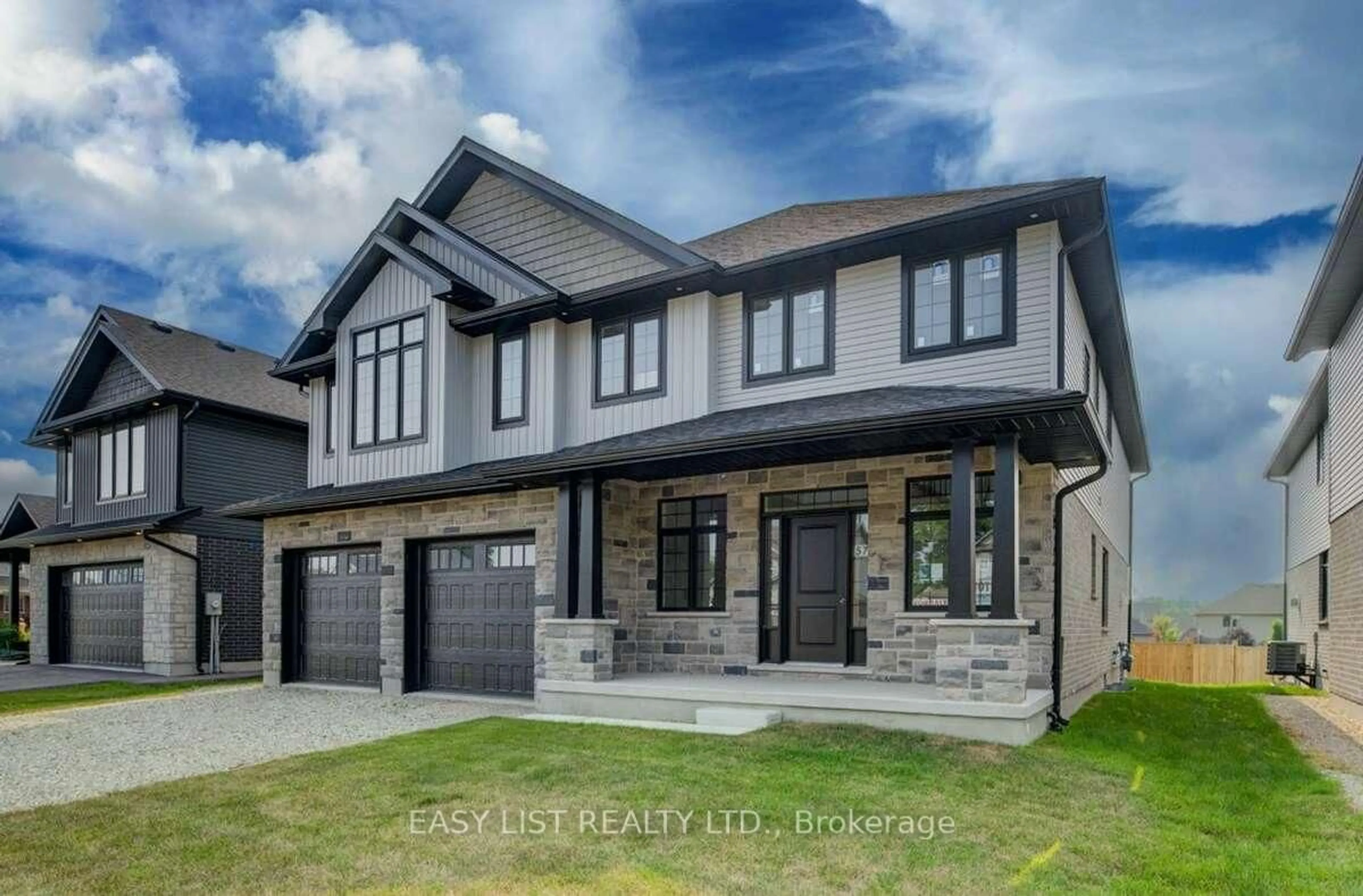 Home with brick exterior material, street for 57 Bricker Ave, Centre Wellington Ontario N0B 1S0