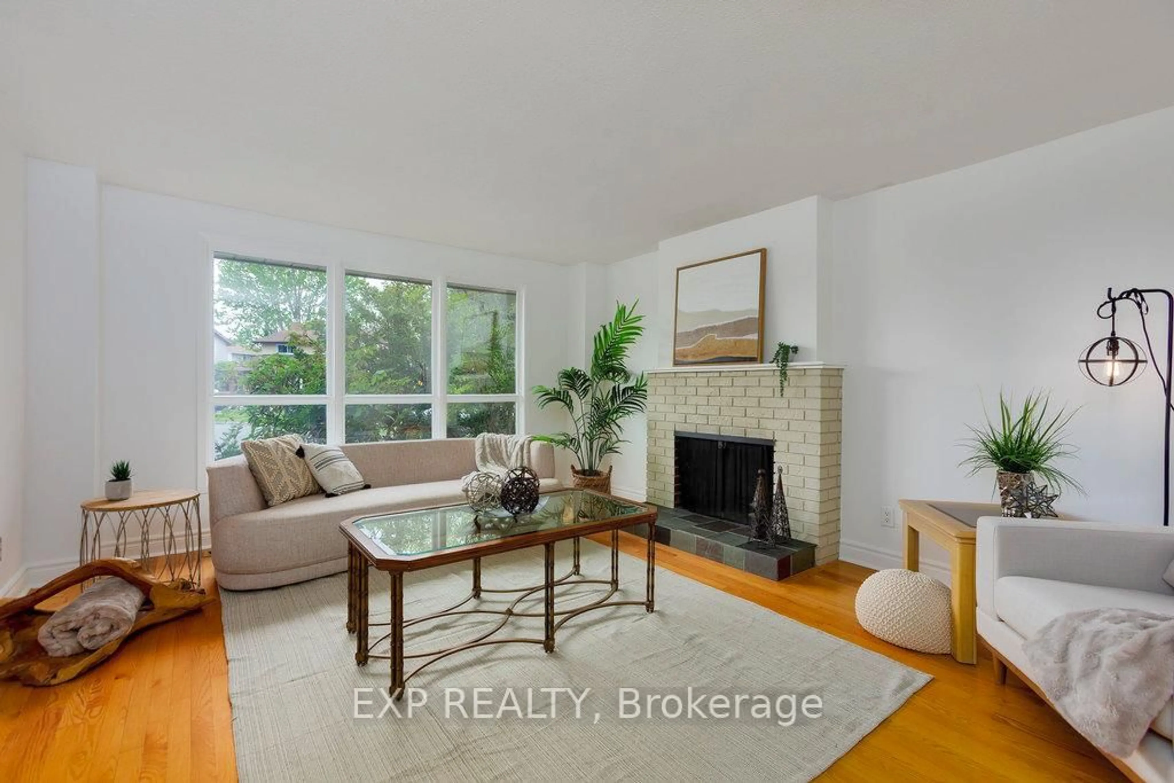 Living room with furniture, ceramic/tile floor for 19 Ancroft Crt, Ottawa Ontario K2G 4A5