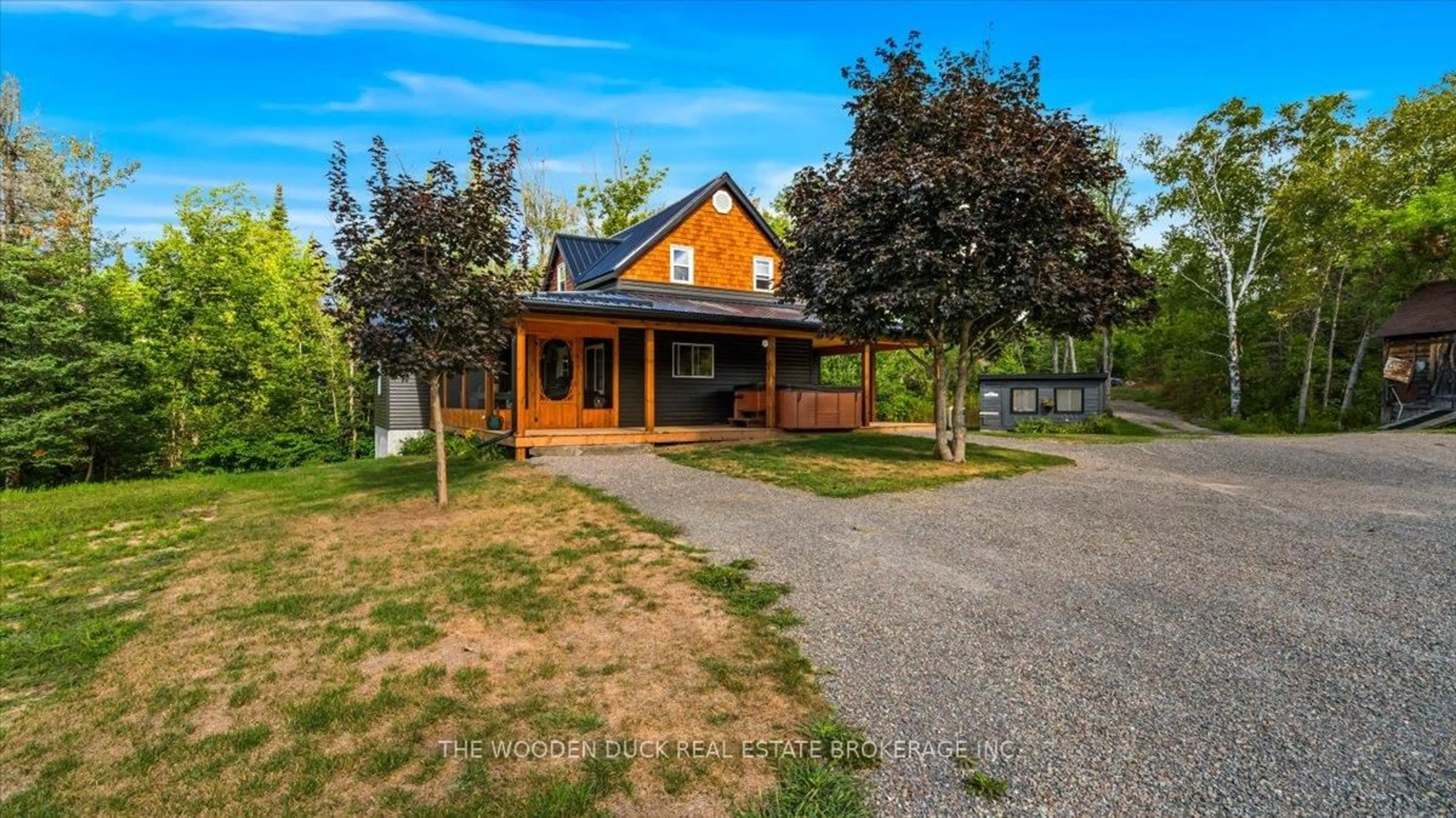 A pic from outside/outdoor area/front of a property/back of a property/a pic from drone, street for 7953 Old Hasting Rd, Madoc Ontario K0K 1Y0